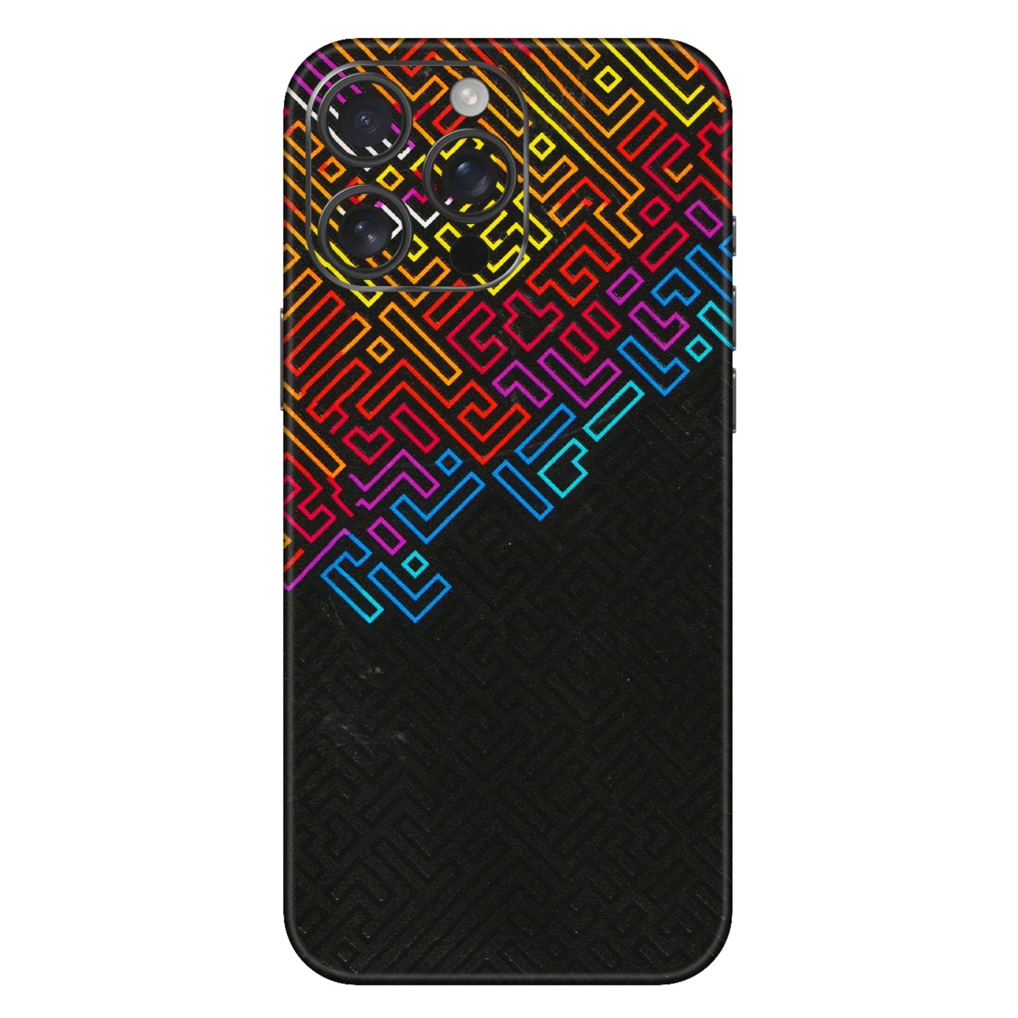 Apple iPhone Skins (All Models) - Dotme Pattern Art - 3D Embossed Finish (L-121) iPhone 16 Pro Max