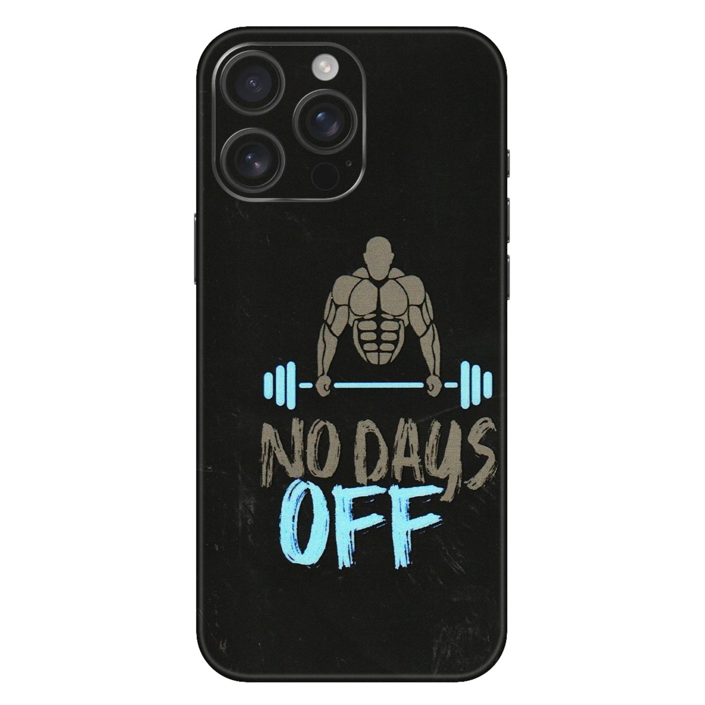 Apple iPhone Skins (All Models) - Gym Lover - 3D Embossed Finish (L-127) iPhone 16 Pro Max