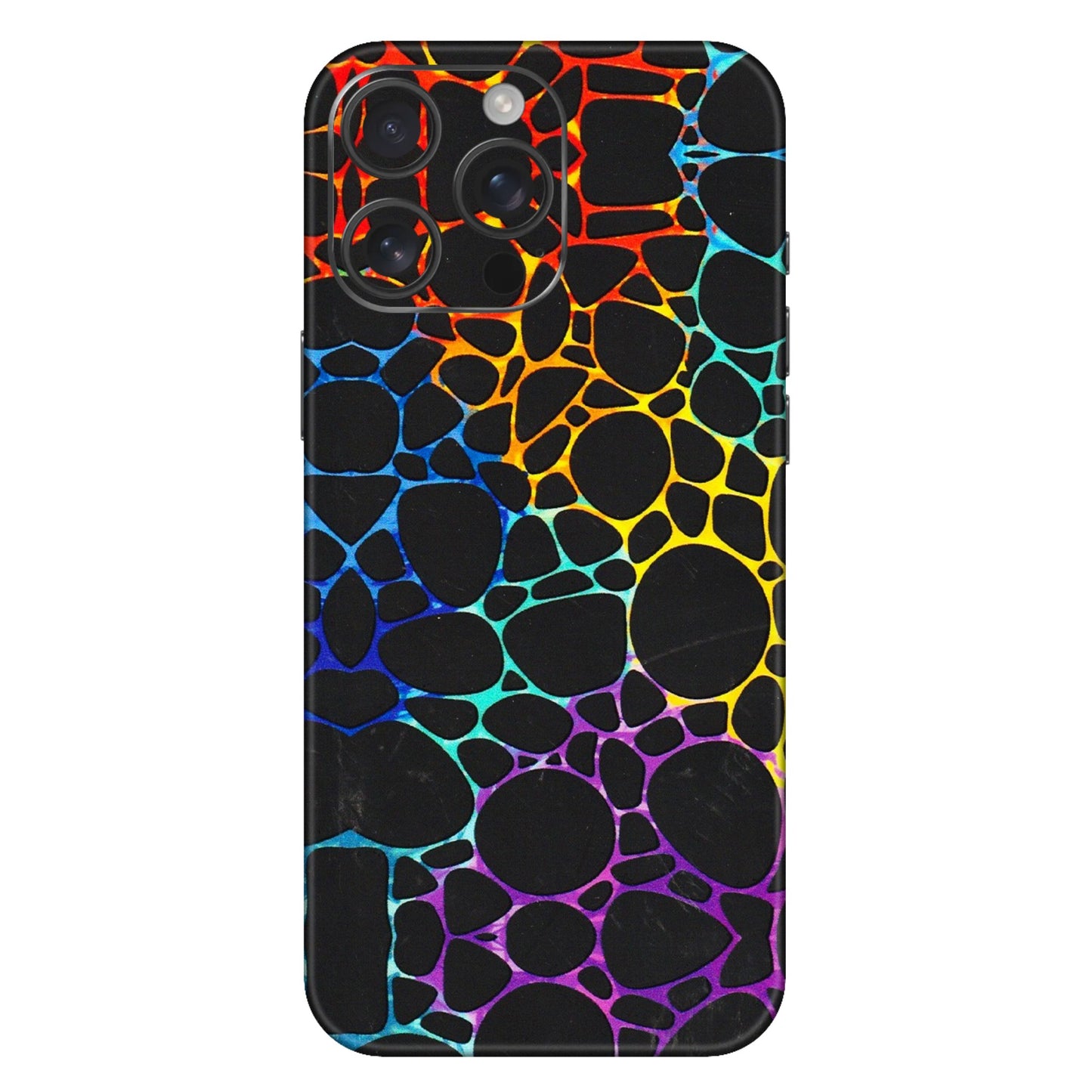 Apple iPhone Skins (All Models) - Abstract Art MultiColour - 3D Embossed Finish (L-133) iPhone 16 Pro Max
