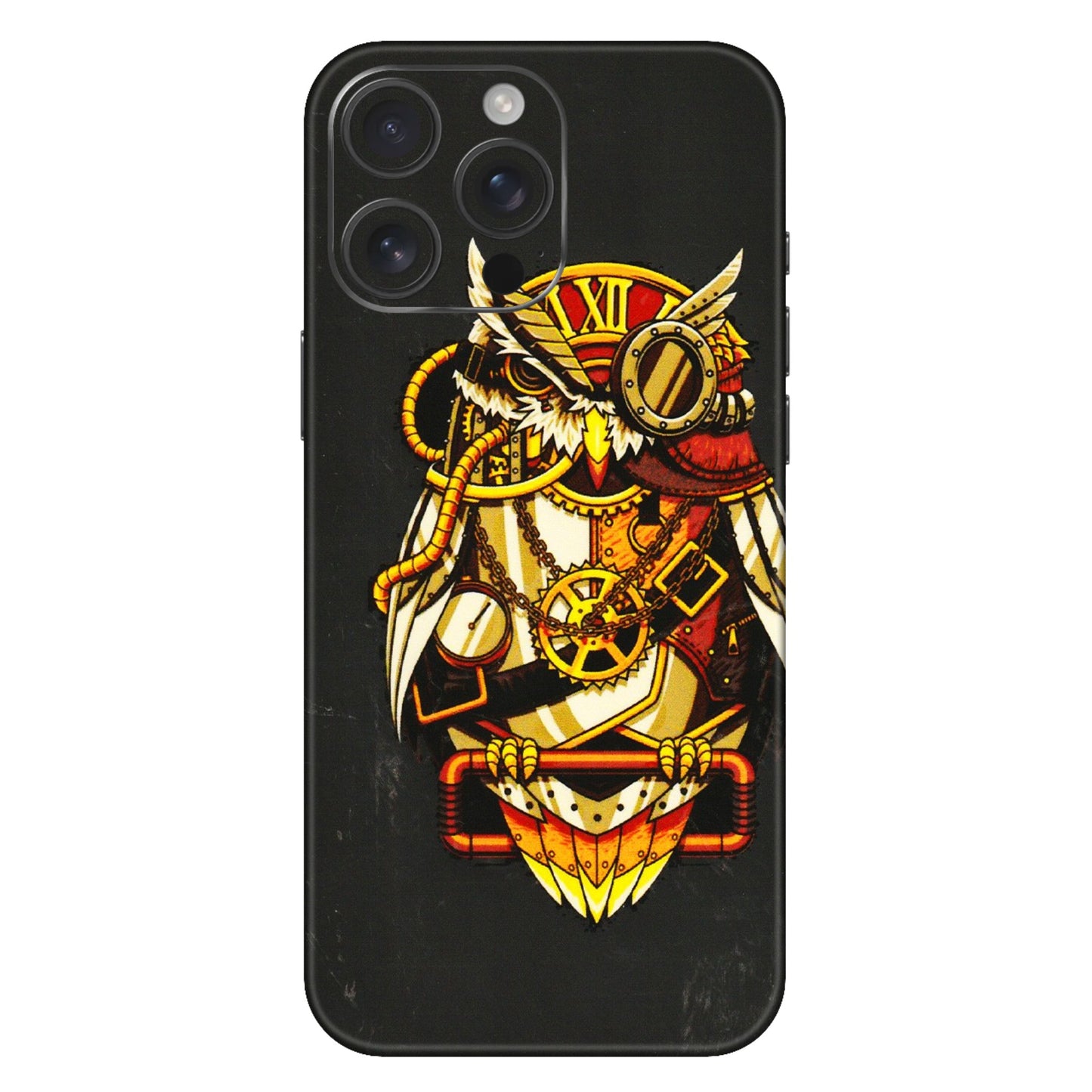 Apple iPhone Skins (All Models) - Classy Smart Owl - 3D Embossed Finish (L-144) iPhone 16 Pro Max