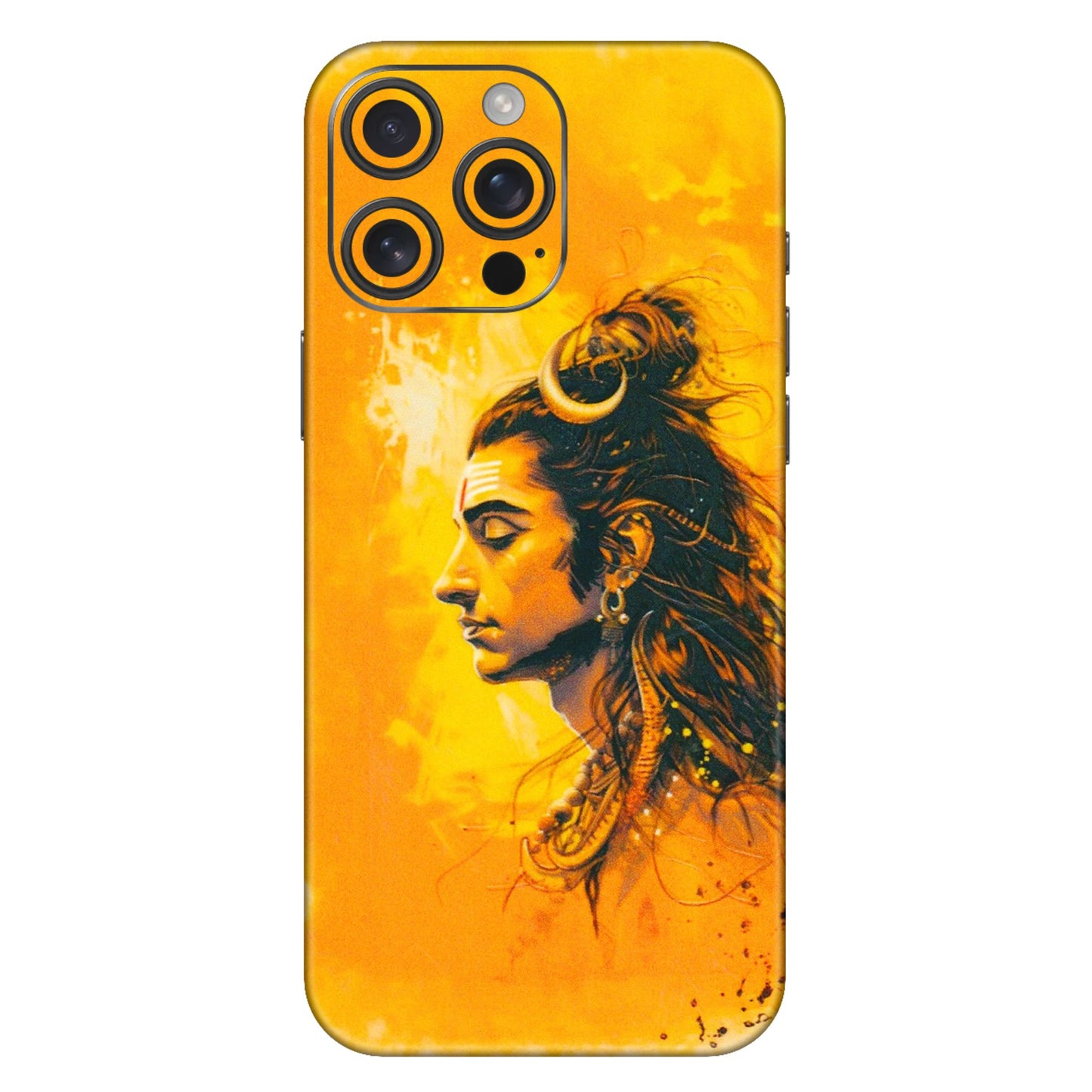 Apple iPhone Skins (All Models) - Shiv Shakti - 3D Embossed Finish (L-14) iPhone 16 Pro Max