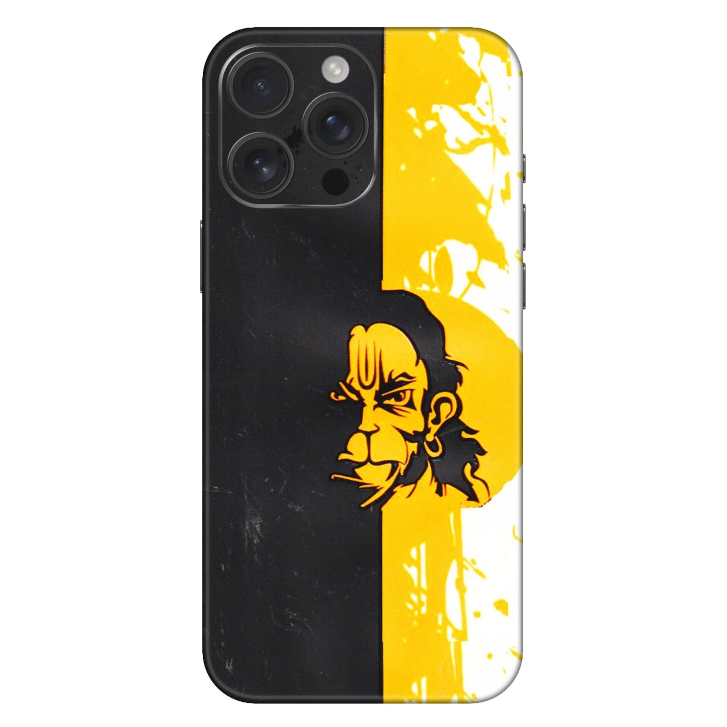 Apple iPhone Skins (All Models) - Bajrangbali - 3D Embossed Finish (L-151) iPhone 16 Pro Max
