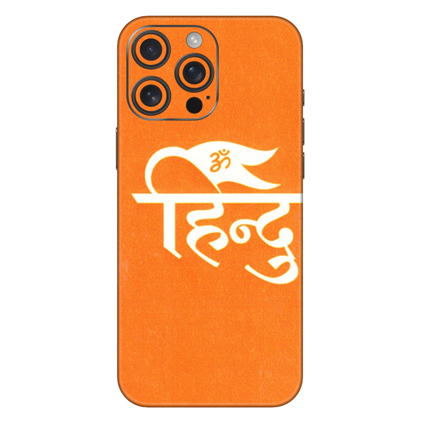 Apple iPhone Skins (All Models) - Hindu Kesari - 3D Embossed Finish (L-154) iPhone 16 Pro Max