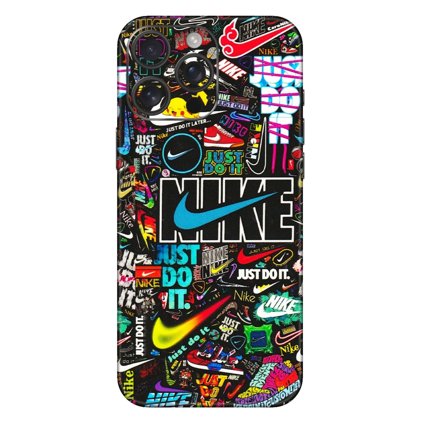 Apple iPhone Skins (All Models) - Just Do It Doodles - 3D Embossed Finish (L-166) iPhone 16 Pro Max
