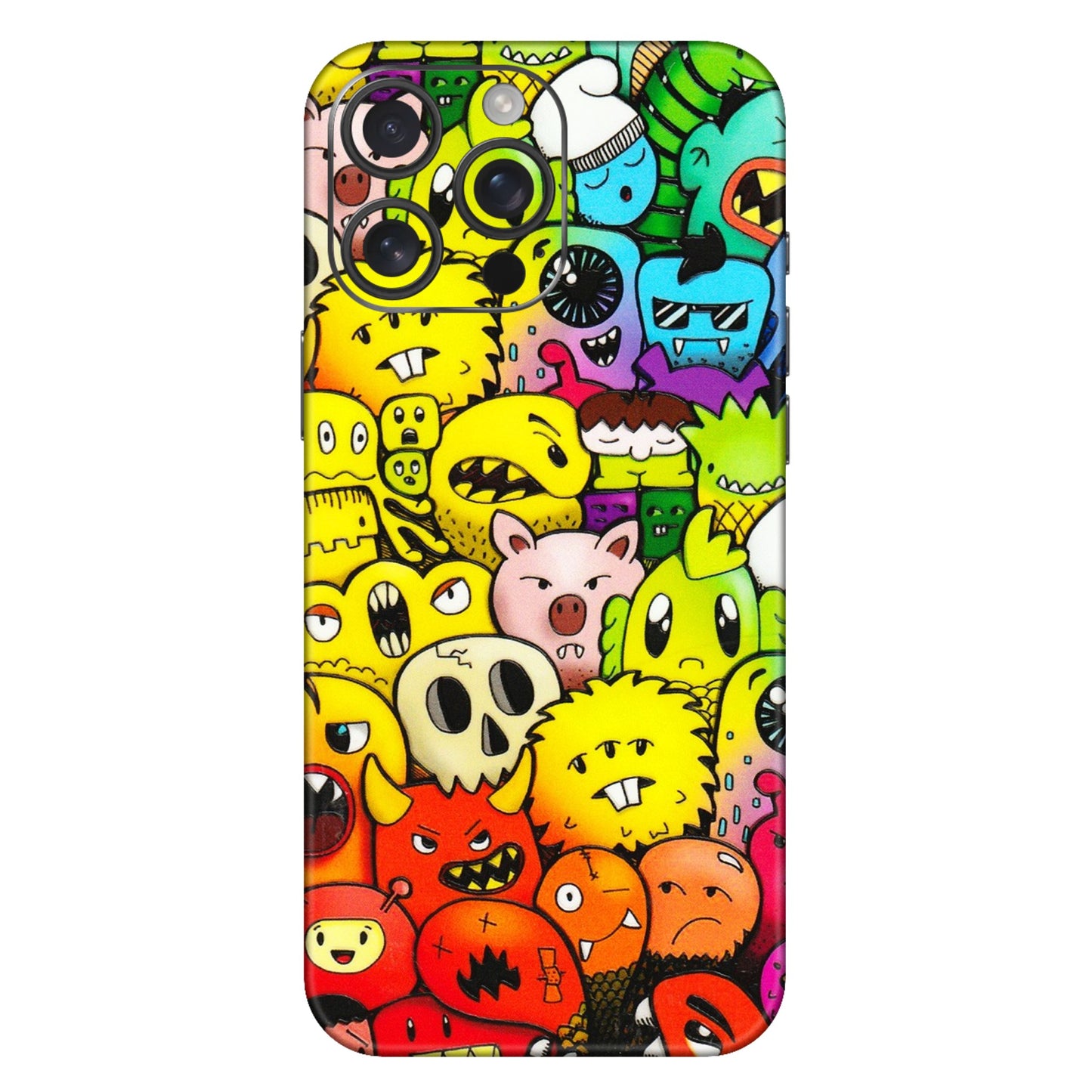 Apple iPhone Skins (All Models) - Angry Funkies - 3D Embossed Finish (L-169) iPhone 16 Pro Max