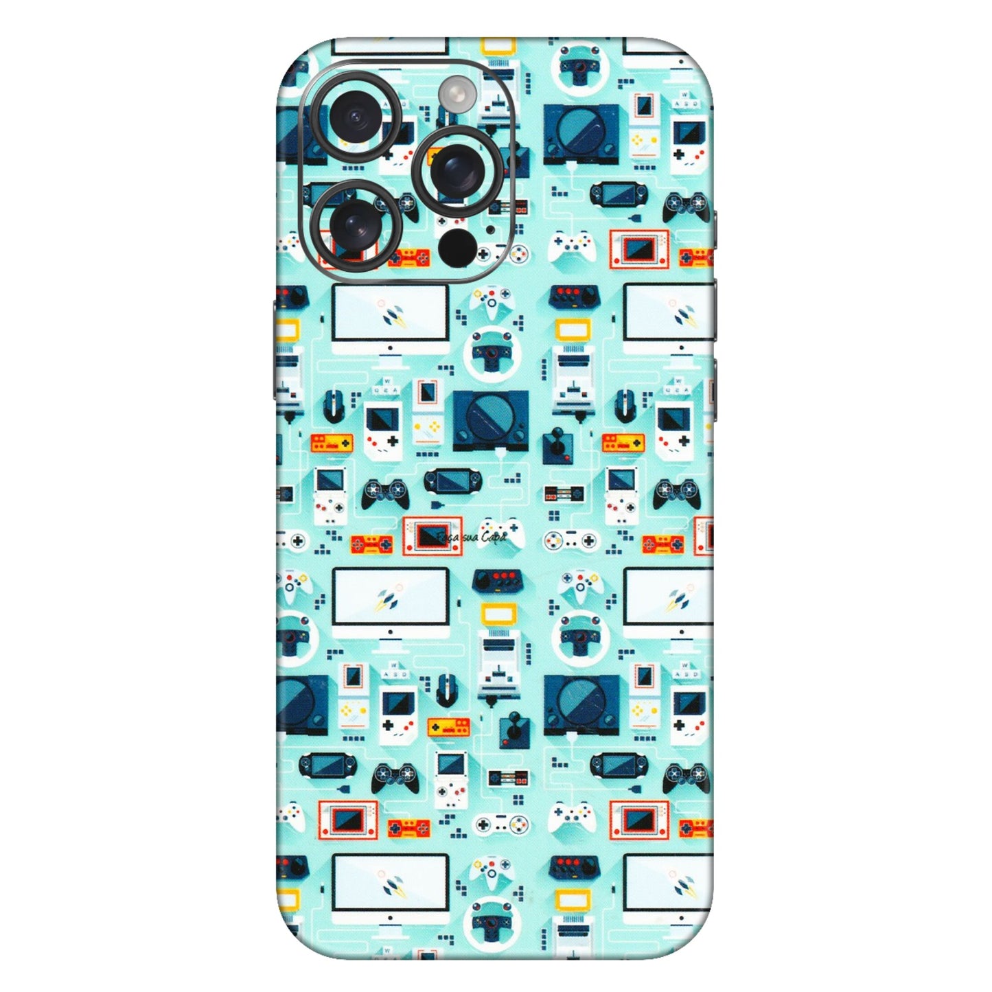 Apple iPhone Skins (All Models) - Gadgets Doodle - 3D Embossed Finish (L-184) iPhone 16 Pro Max