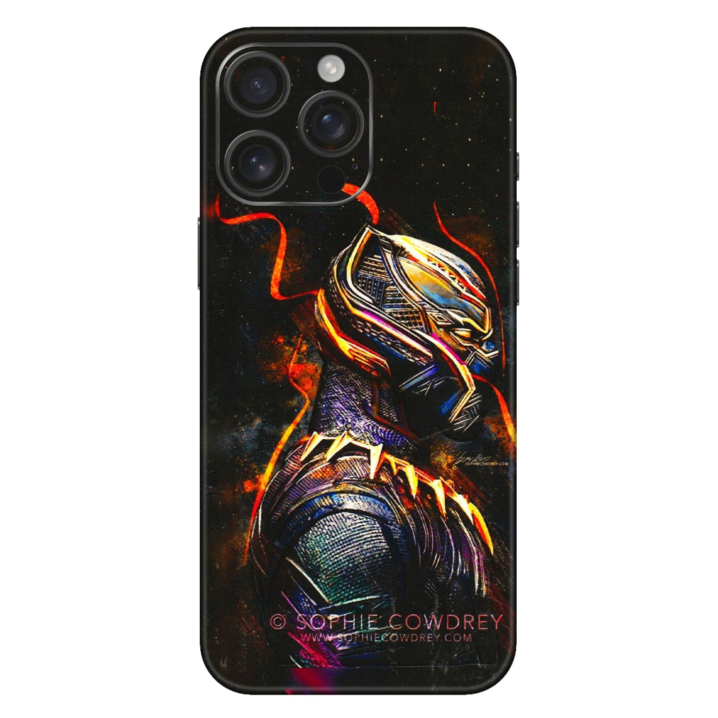 Apple iPhone Skins (All Models) - Black Panther - 3D Embossed Finish (L-190) iPhone 16 Pro Max