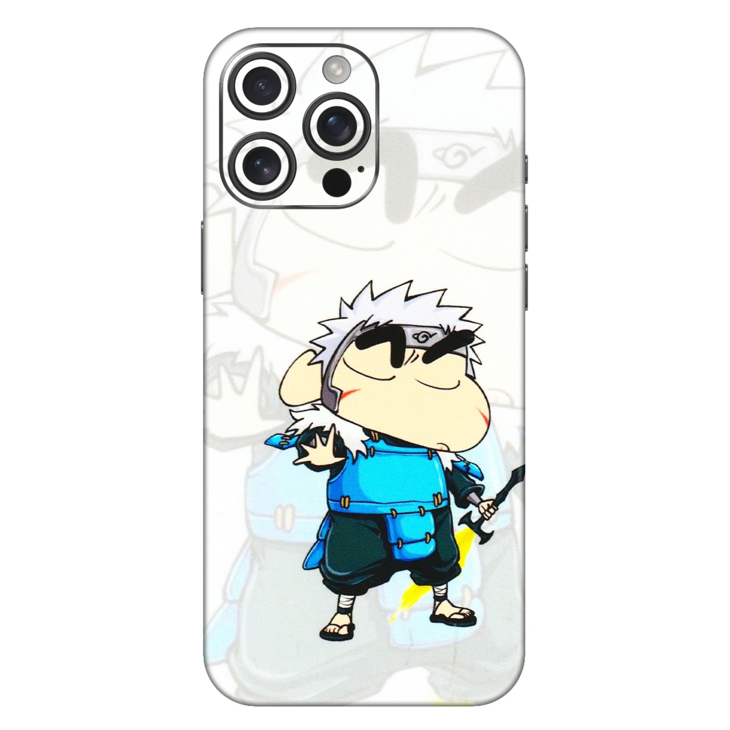 Apple iPhone Skins (All Models) - Angry Young Shinchan - 3D Embossed Finish (L-226) iPhone 16 Pro Max