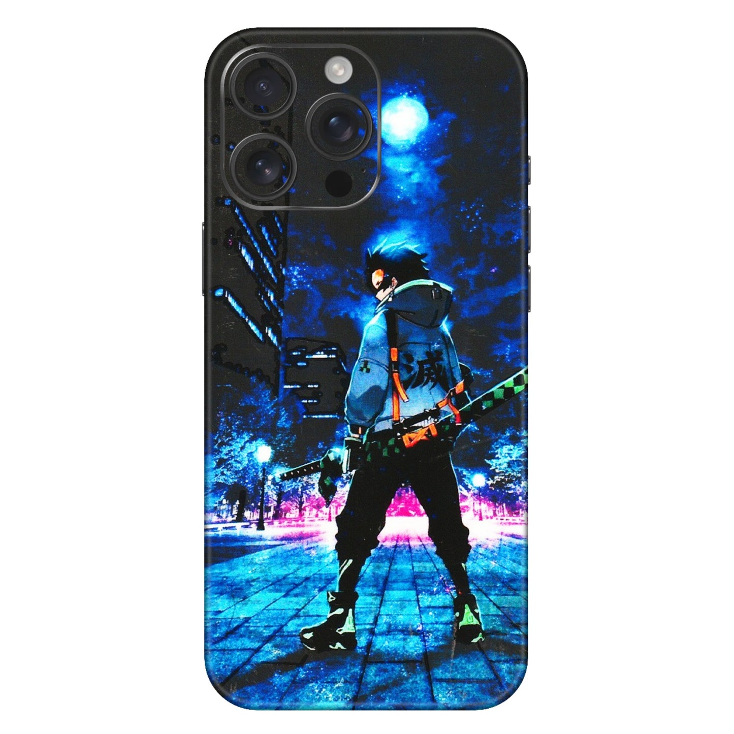 Apple iPhone Skins (All Models) - Demon Slayer Sword - 3D Embossed Finish (L-247) iPhone 16 Pro Max