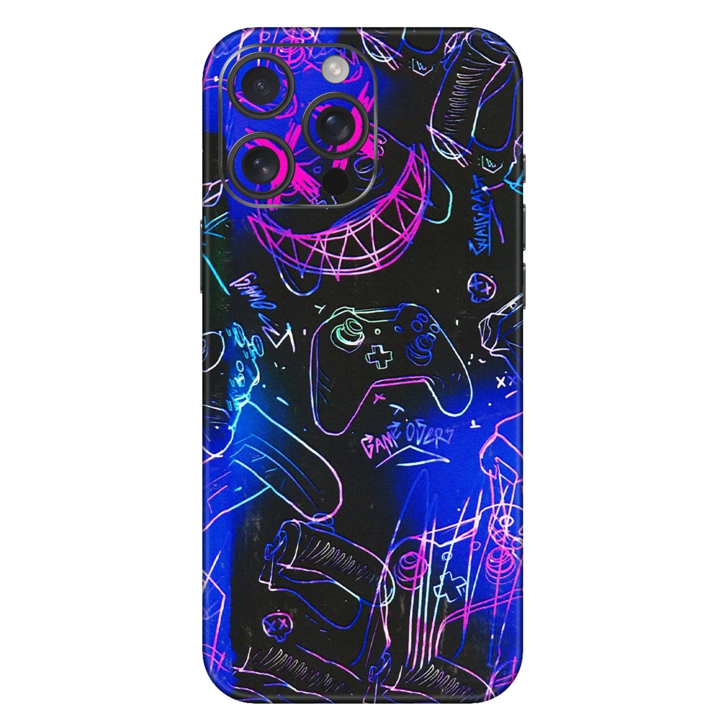 Apple iPhone Skins (All Models) - Gamers Paradise - 3D Embossed Finish (L-258) iPhone 16 Pro Max
