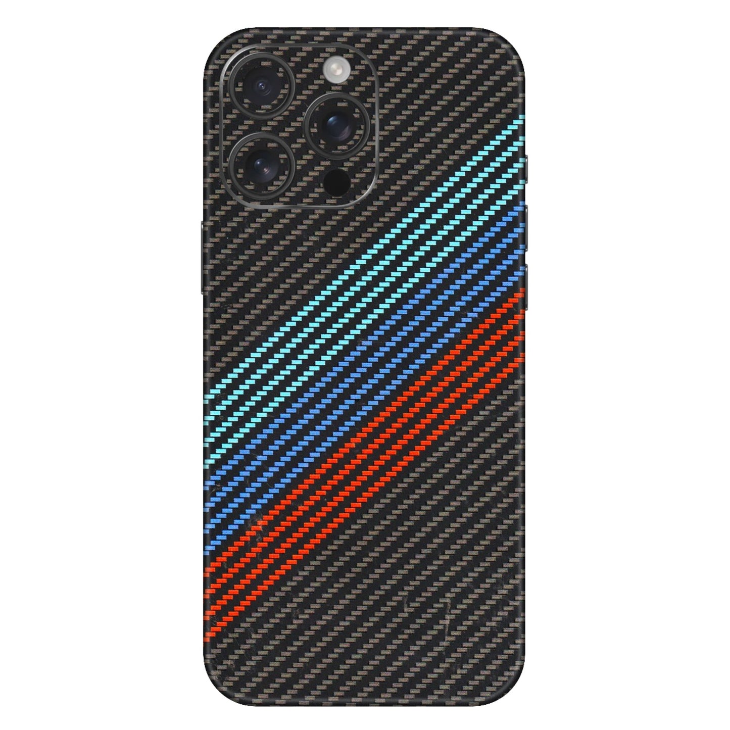Apple iPhone Skins (All Models) - Carbon BM - 3D Embossed Finish (L-302) iPhone 16 Pro Max