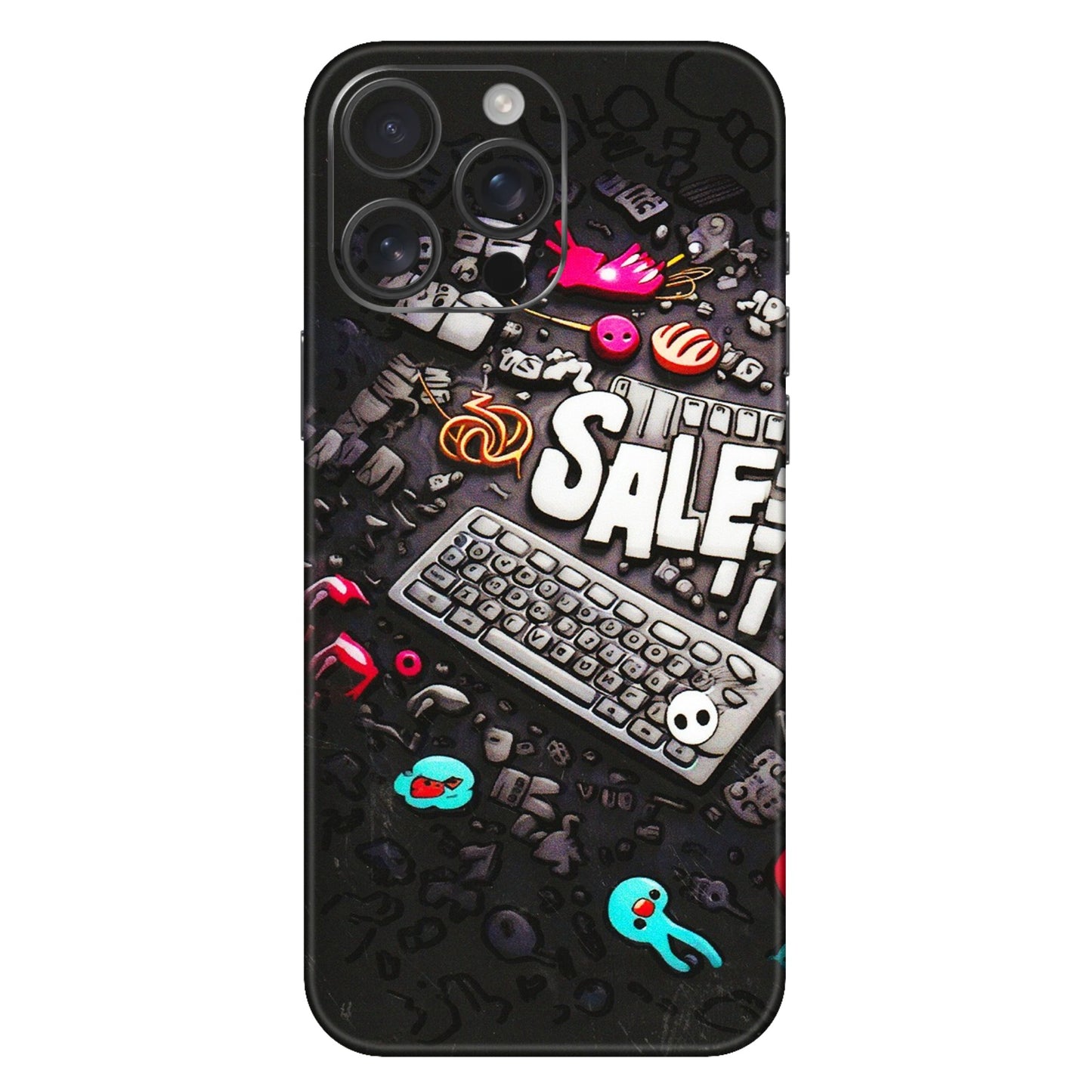 Apple iPhone Skins (All Models) - Gadgets Sale - 3D Embossed Finish (L-50) iPhone 16 Pro Max