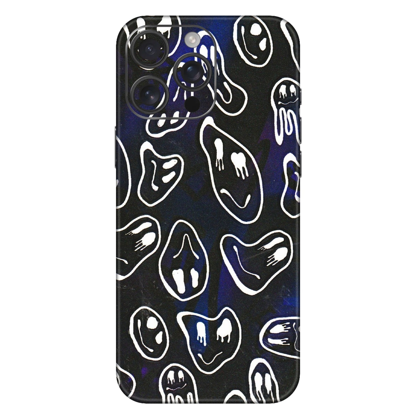 Apple iPhone Skins (All Models) - Distorted Smileys - 3D Embossed Finish (L-92) iPhone 16 Pro Max