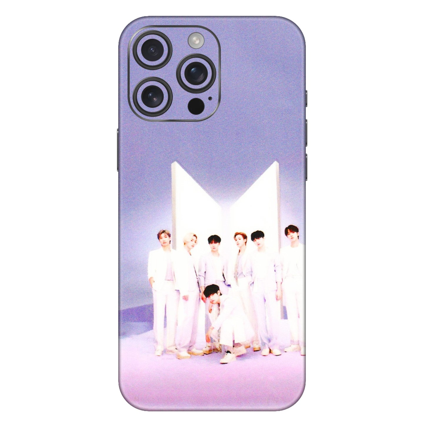 Apple iPhone Skins (All Models) - BTS - 3D Embossed Finish (L-94) iPhone 16 Pro Max