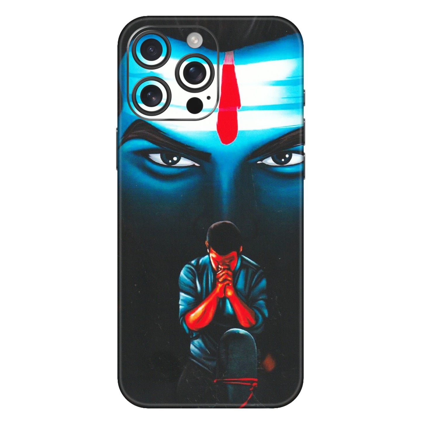 Apple iPhone Skins (All Models) - Mahakal Bhakt - Matte Finish (M-112) iPhone 16 Pro Max