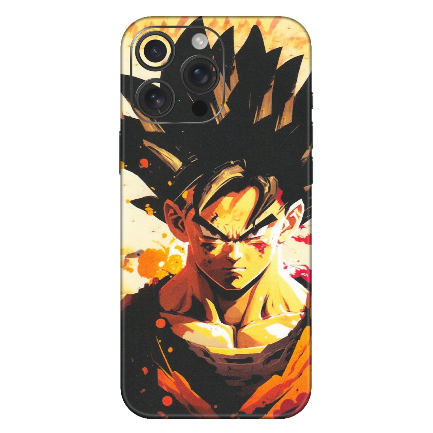 Apple iPhone Skins (All Models) - Angry Goku - Matte Finish (M-12) iPhone 16 Pro Max