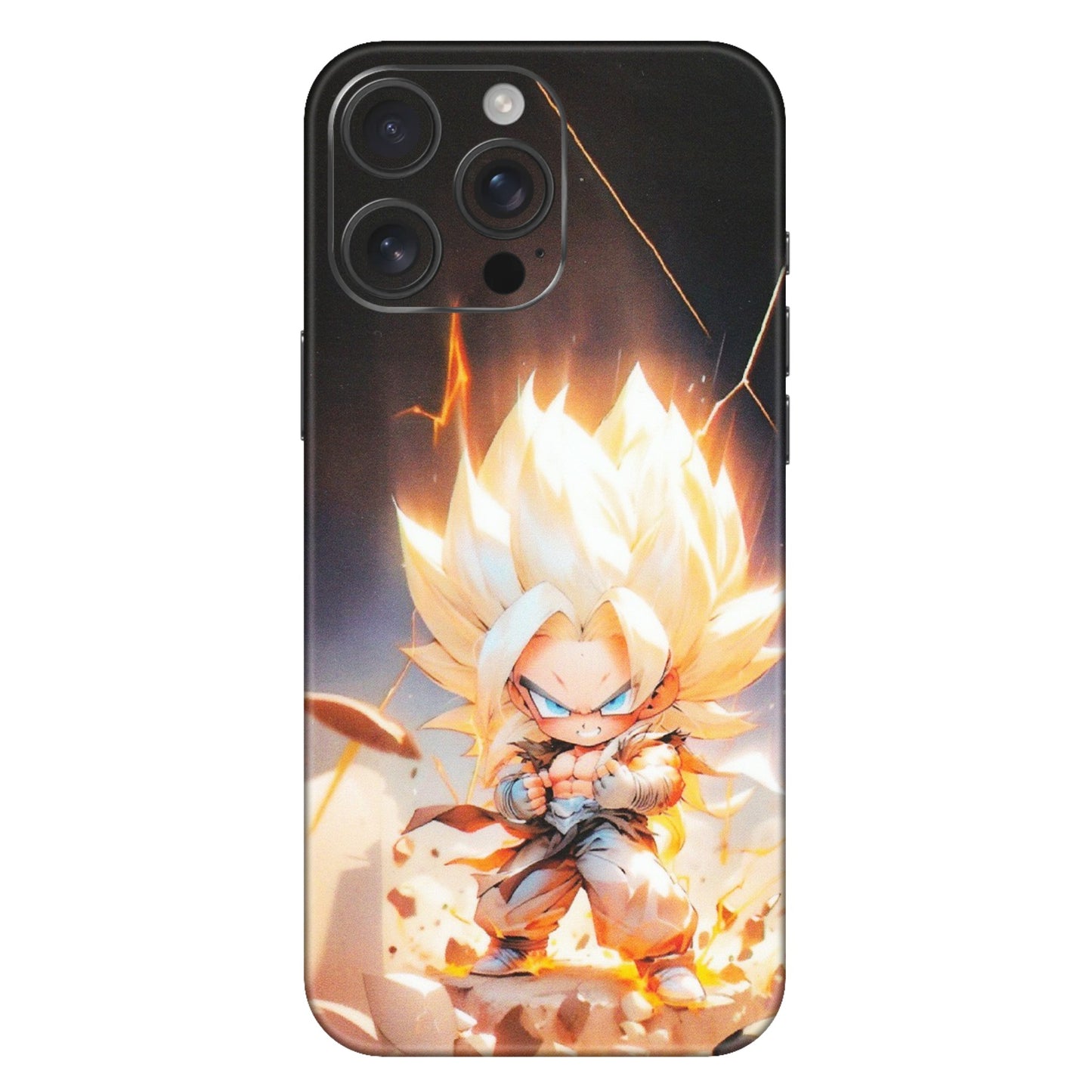 Apple iPhone Skins (All Models) - Goku Dragon Cute Anime - Matte Finish (M-131) iPhone 16 Pro Max