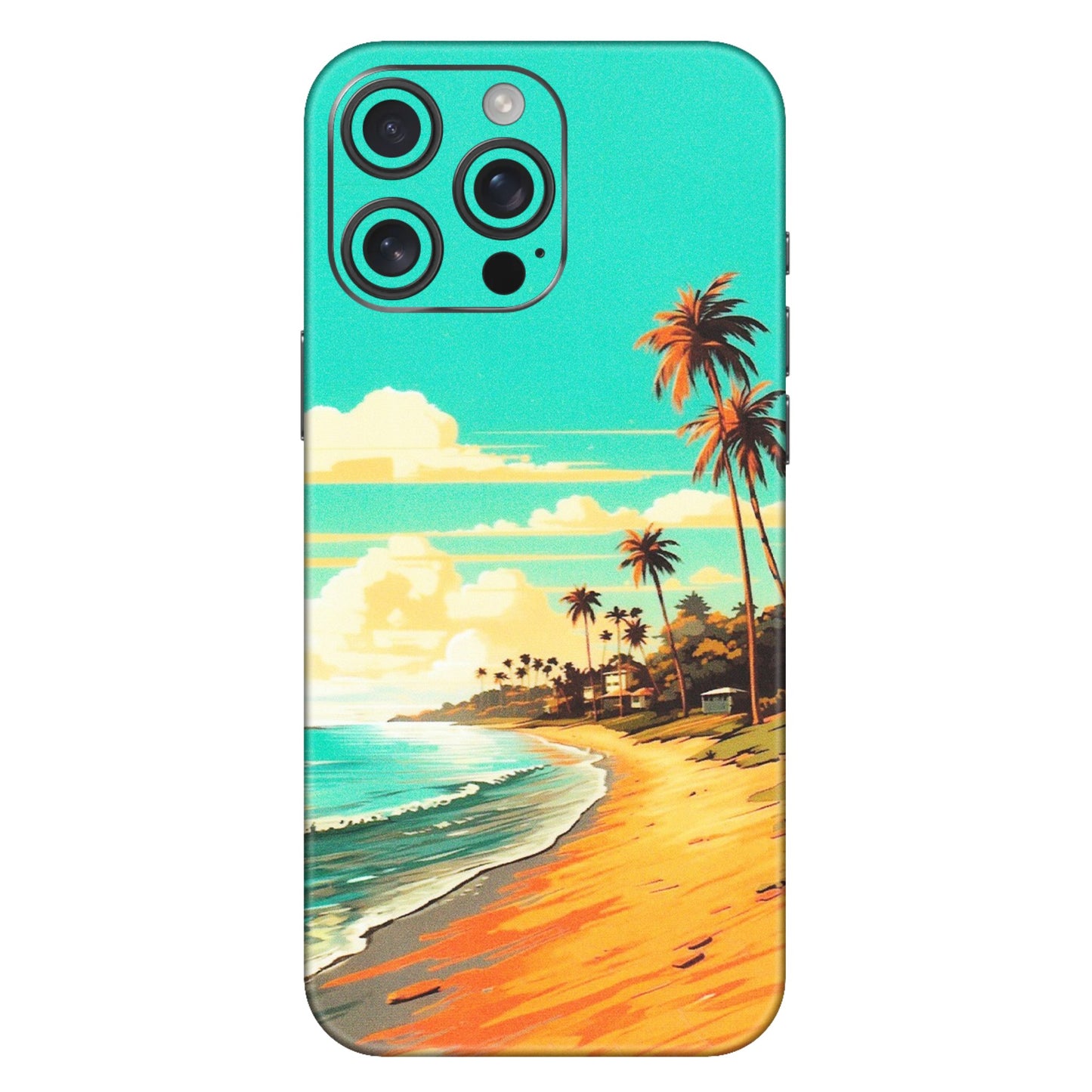 Apple iPhone Skins (All Models) - Miami Beach - Matte Finish (M-136) iPhone 16 Pro Max