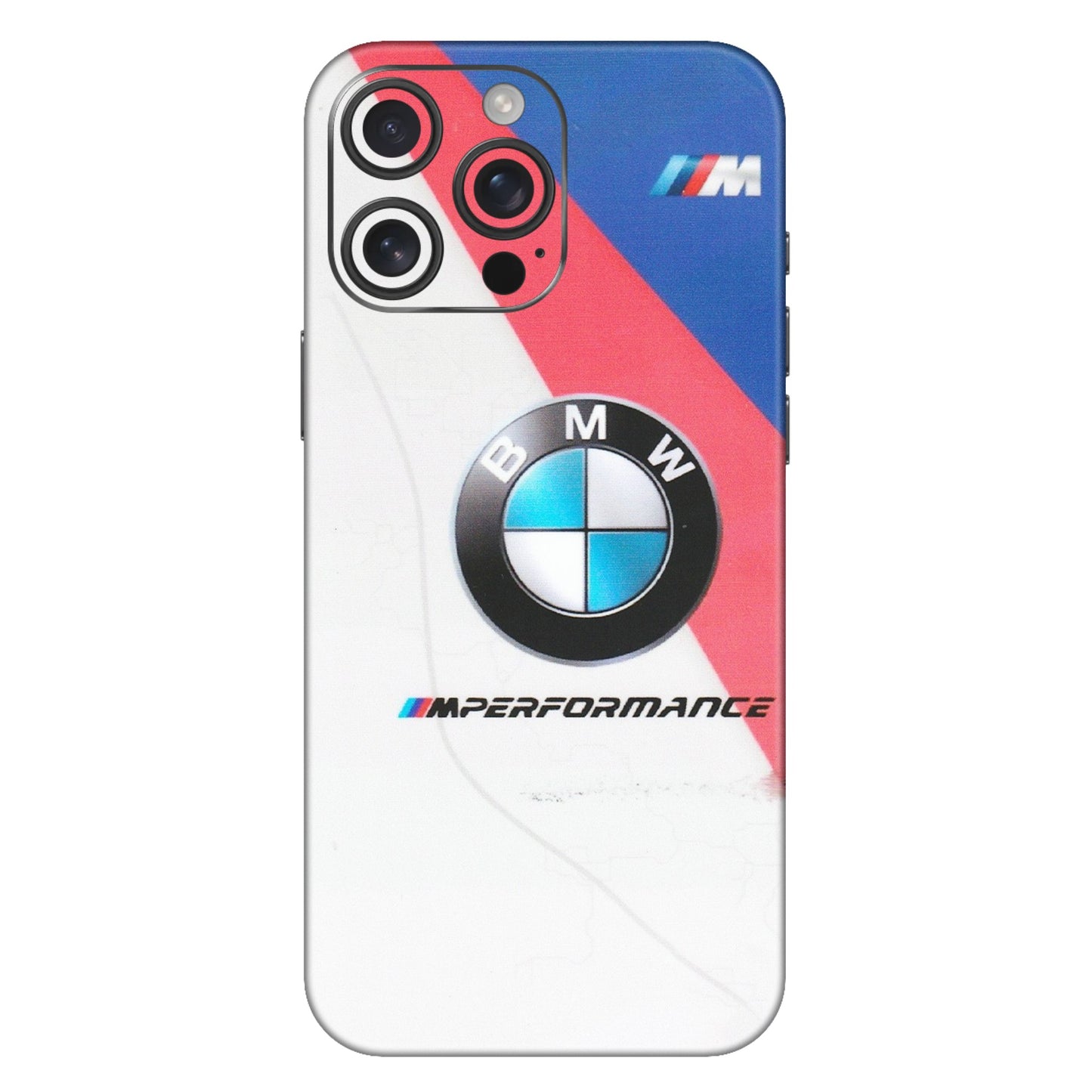 Apple iPhone Skins (All Models) - BMW Logo Performance - Matte Finish (M-27) iPhone 16 Pro Max