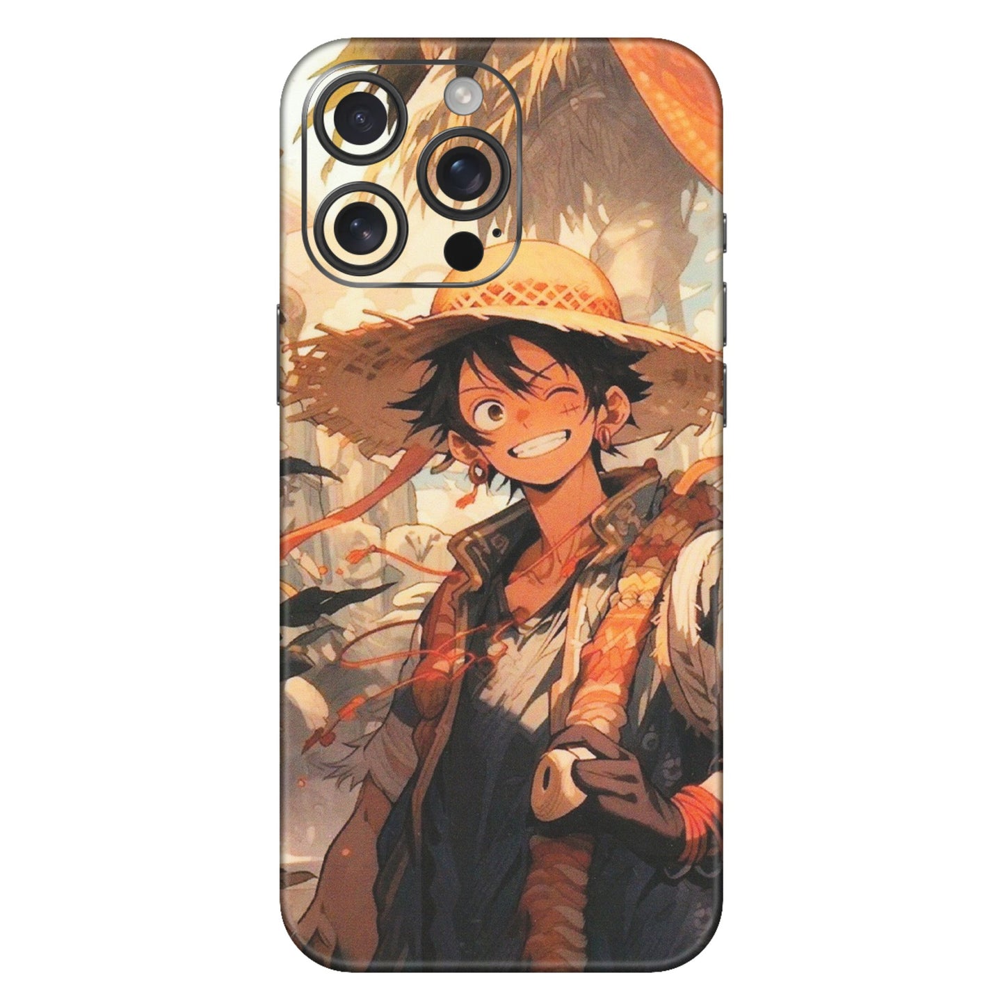 Apple iPhone Skins (All Models) - Anime Character Smile - Matte Finish (M-33) iPhone 16 Pro Max