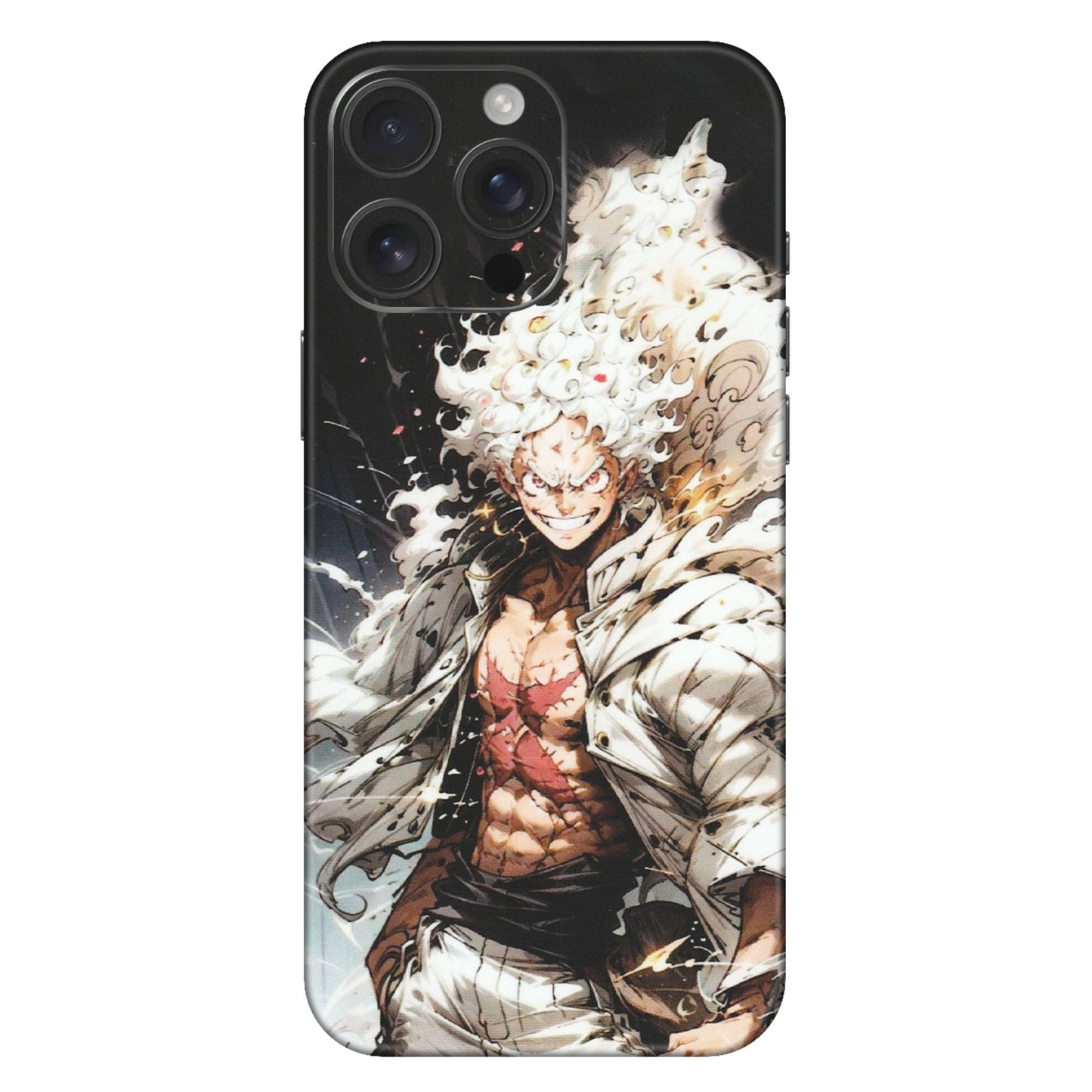 Apple iPhone Skins (All Models) - Anime Angry Classy Character - Matte Finish (M-34) iPhone 16 Pro Max