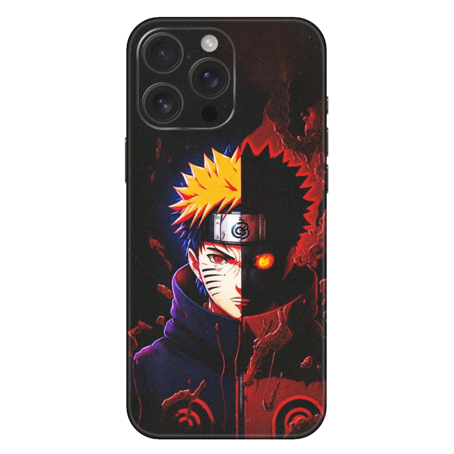 Apple iPhone Skins (All Models) - Naruto X Evil - Matte Finish (M-70) iPhone 16 Pro Max