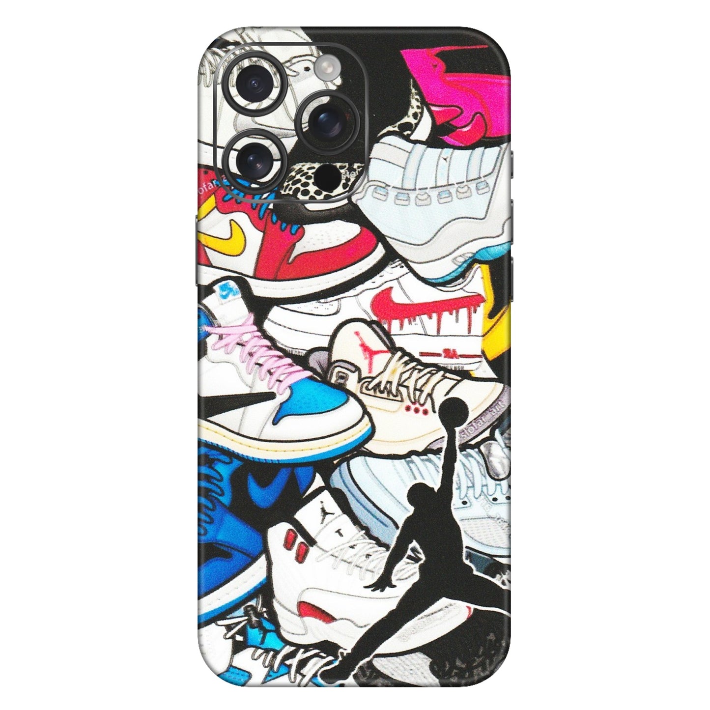 Apple iPhone Skins (All Models) - Jordan Sneakers Fan - Matte Finish (M-80) iPhone 16 Pro Max