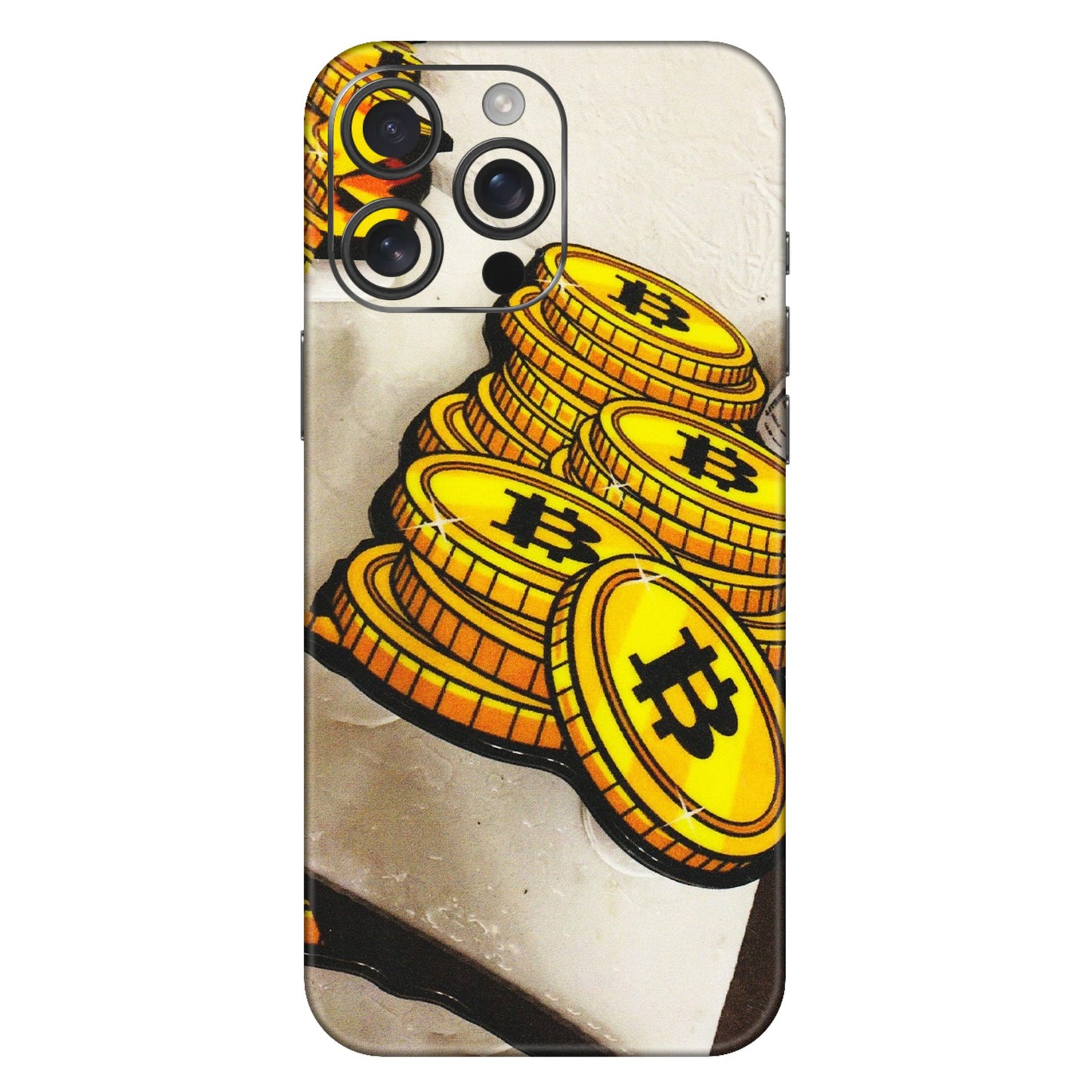 Apple iPhone Skins (All Models) - Billionaire Bitcoin Collection - Matte Finish (M-92) iPhone 16 Pro Max