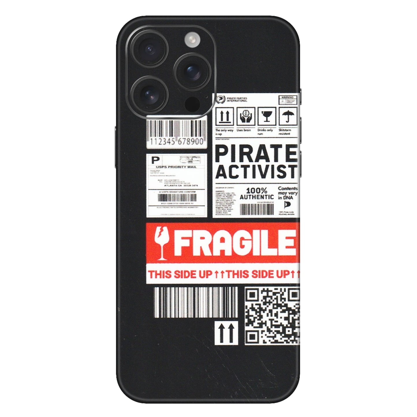 Apple iPhone Skins (All Models) - Handle With Care - Matte Finish (M-99) iPhone 16 Pro Max