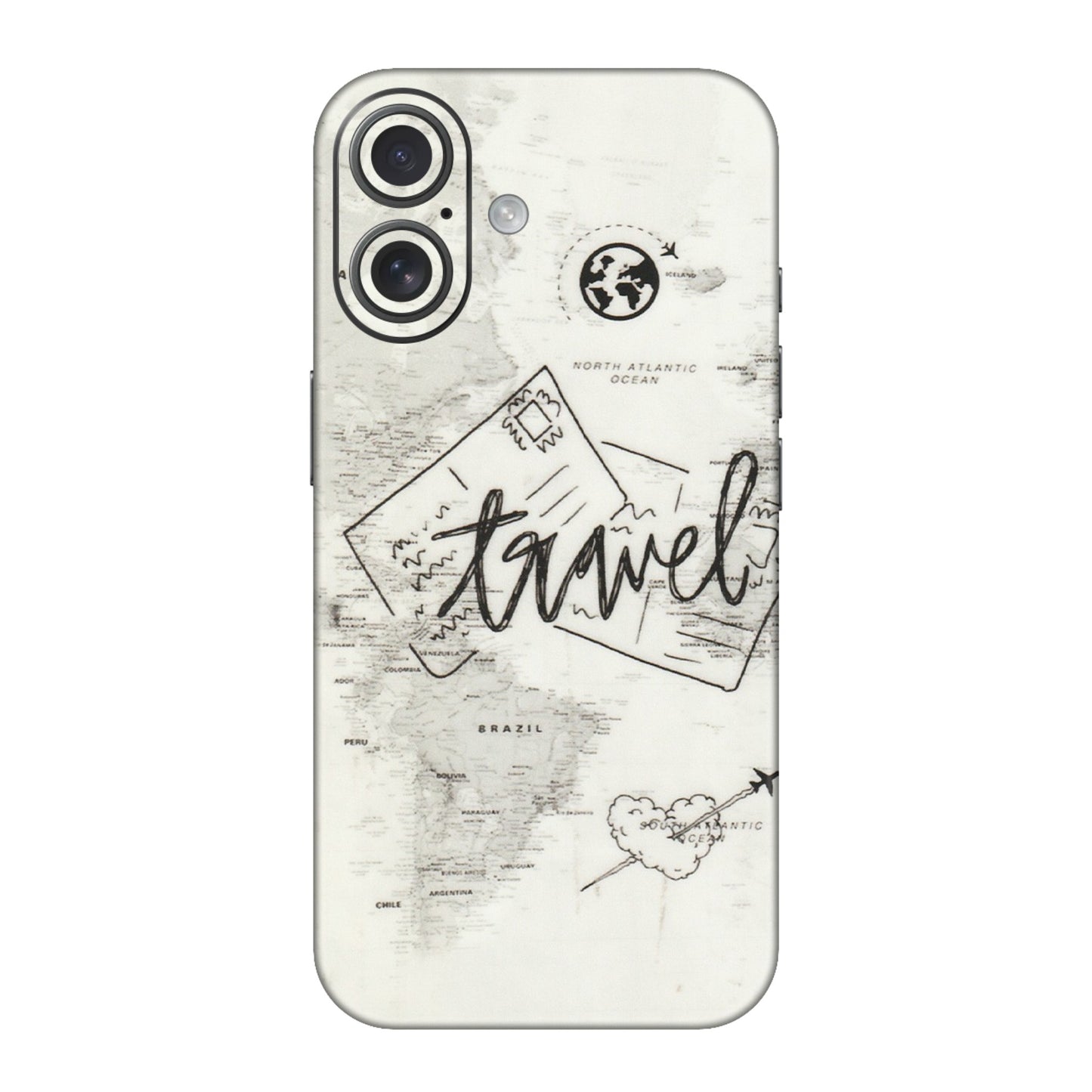 Apple iPhone Skins (All Models) - Travel Ticket - Transparent Finish (T-06) iPhone 16