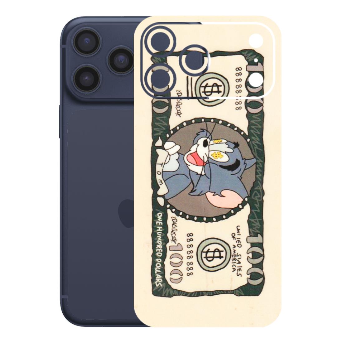 Apple iPhone Skins (All Models) - One Hundred Dollar Tom - Transparent Finish (T-16) iPhone 17 Pro Max