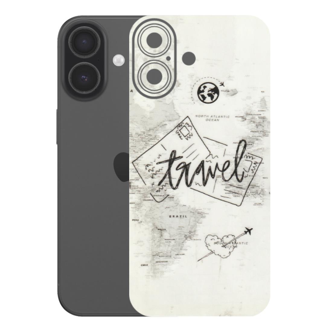 Apple iPhone Skins (All Models) - Travel Ticket - Transparent Finish (T-06) iPhone 17