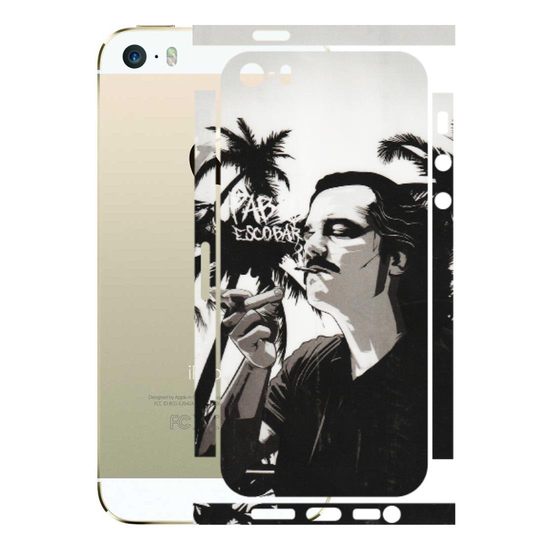 Apple iPhone Skins (All Models) - Pab Escobar - Transparent Finish (T-05) iPhone 5S