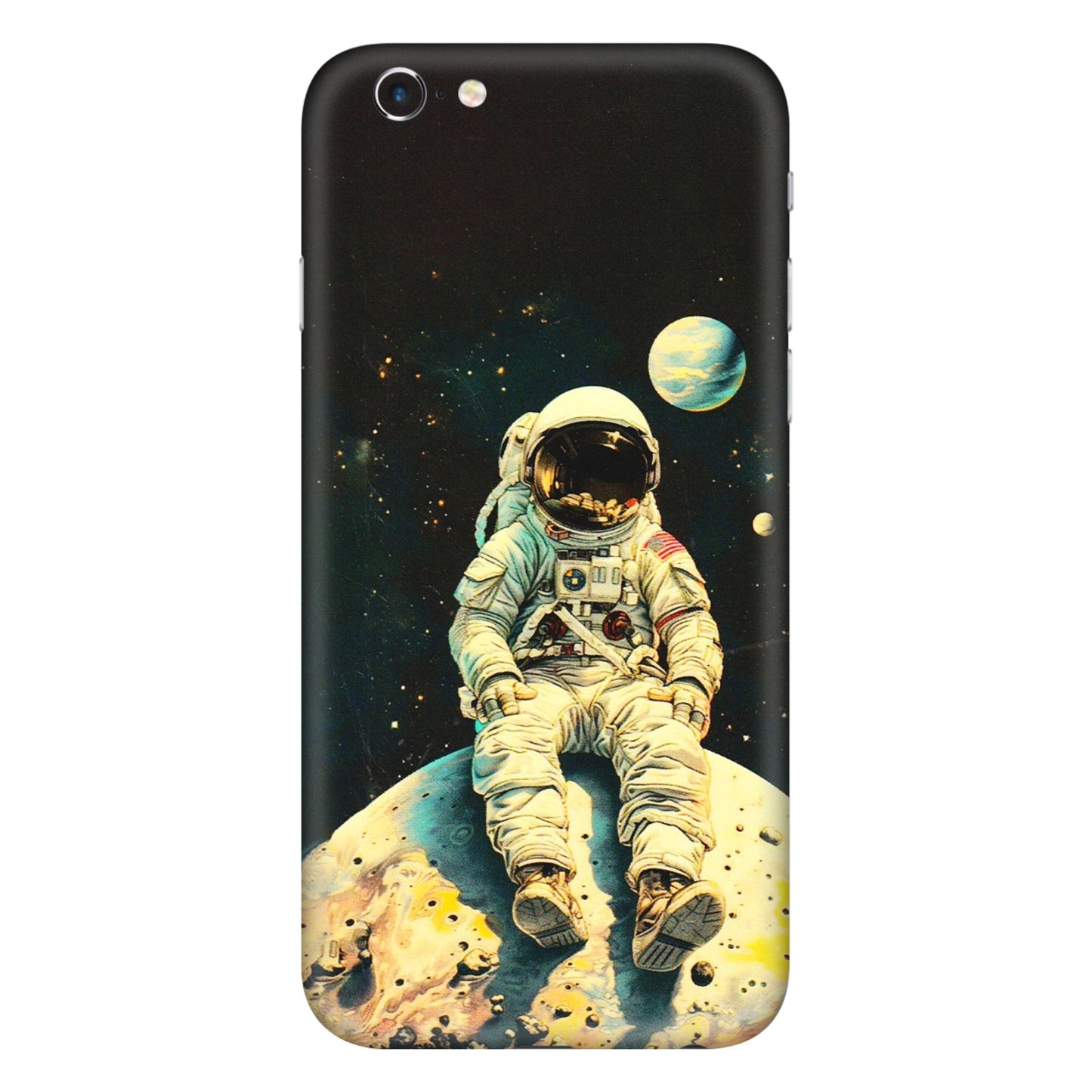 Apple iPhone Skins (All Models) - Astronaut in Space - 3D Embossed Finish (L-16) iPhone 6S Plus