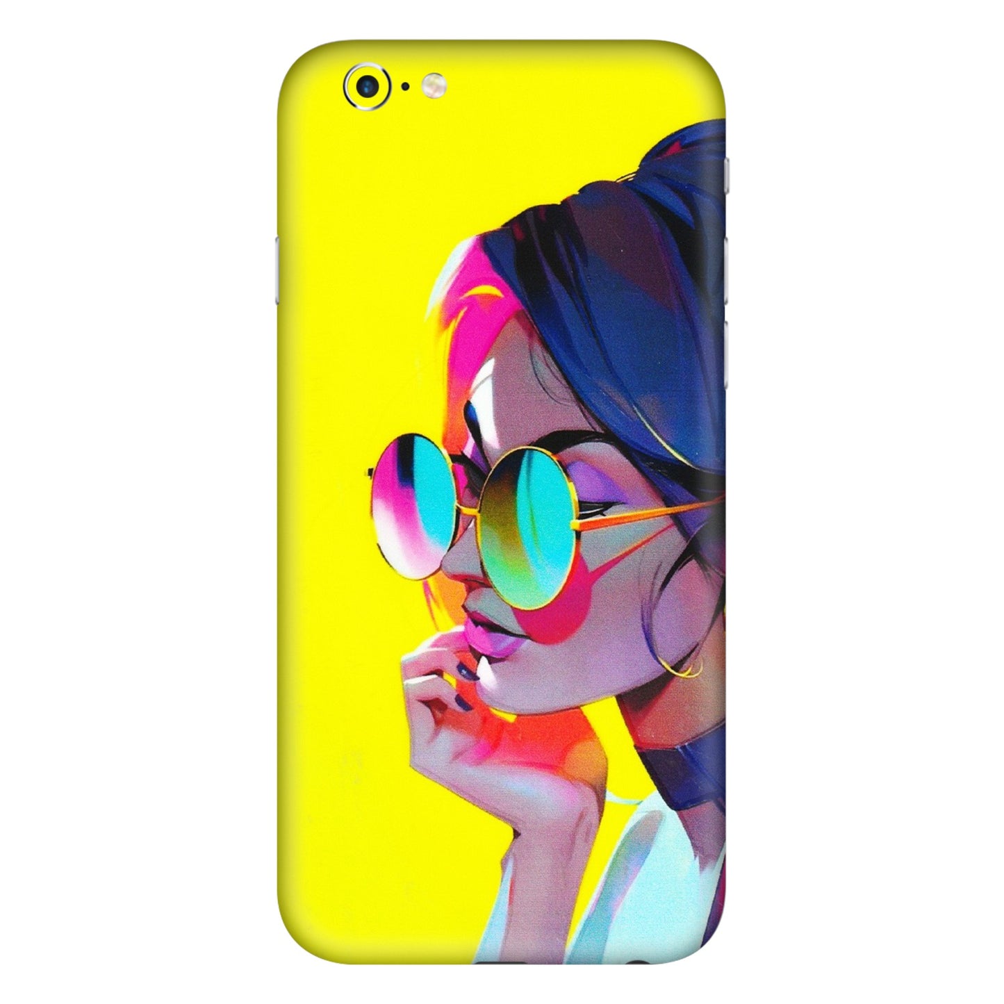 Apple iPhone Skins (All Models) - Bold Stylish Girl - 3D Embossed Finish (L-222) iPhone 6S Plus