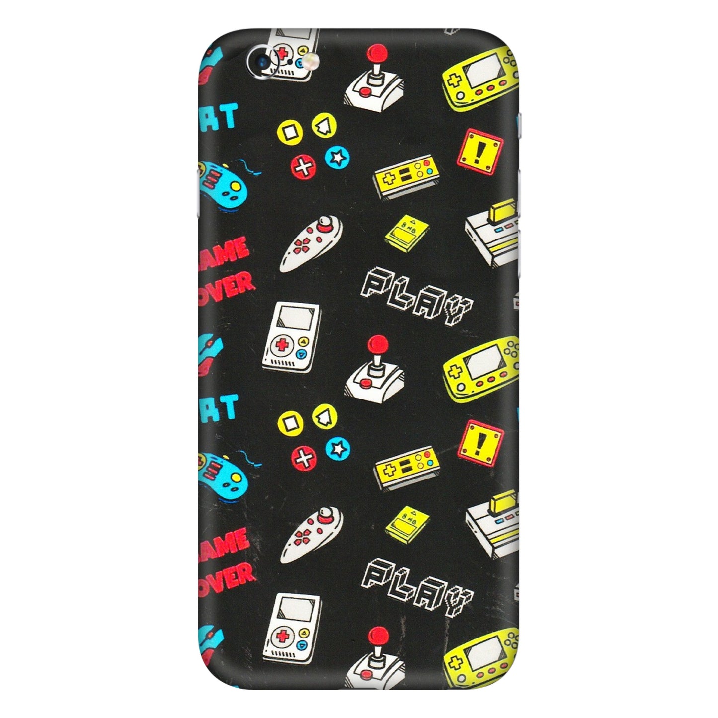 Apple iPhone Skins (All Models) - Gaming Doodles - 3D Embossed Finish (L-224) iPhone 6S Plus