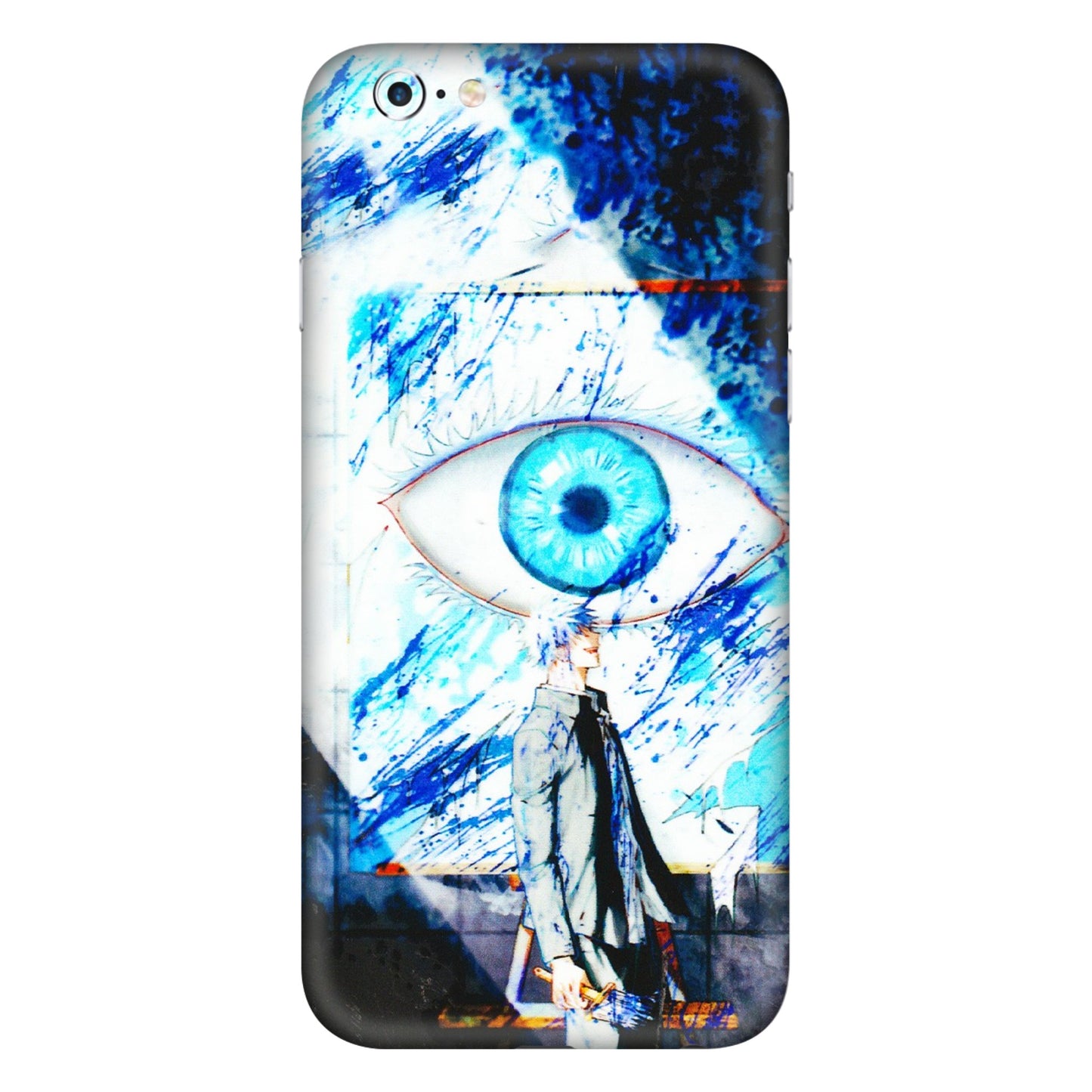 Apple iPhone Skins (All Models) - Gojo Satoru evil eye - 3D Embossed Finish (L-239) iPhone 6S Plus