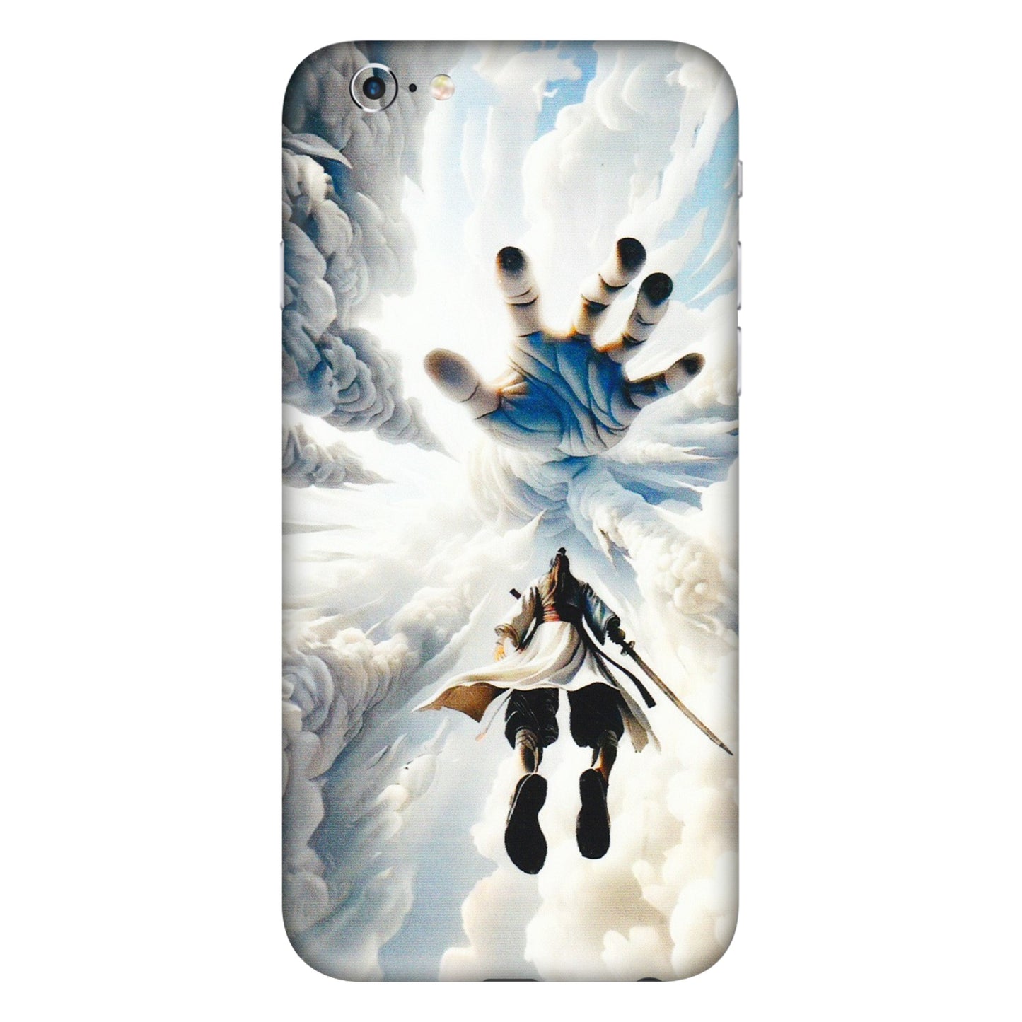 Apple iPhone Skins (All Models) - Big Hand With Monkey King - 3D Embossed Finish (L-323) iPhone 6S Plus