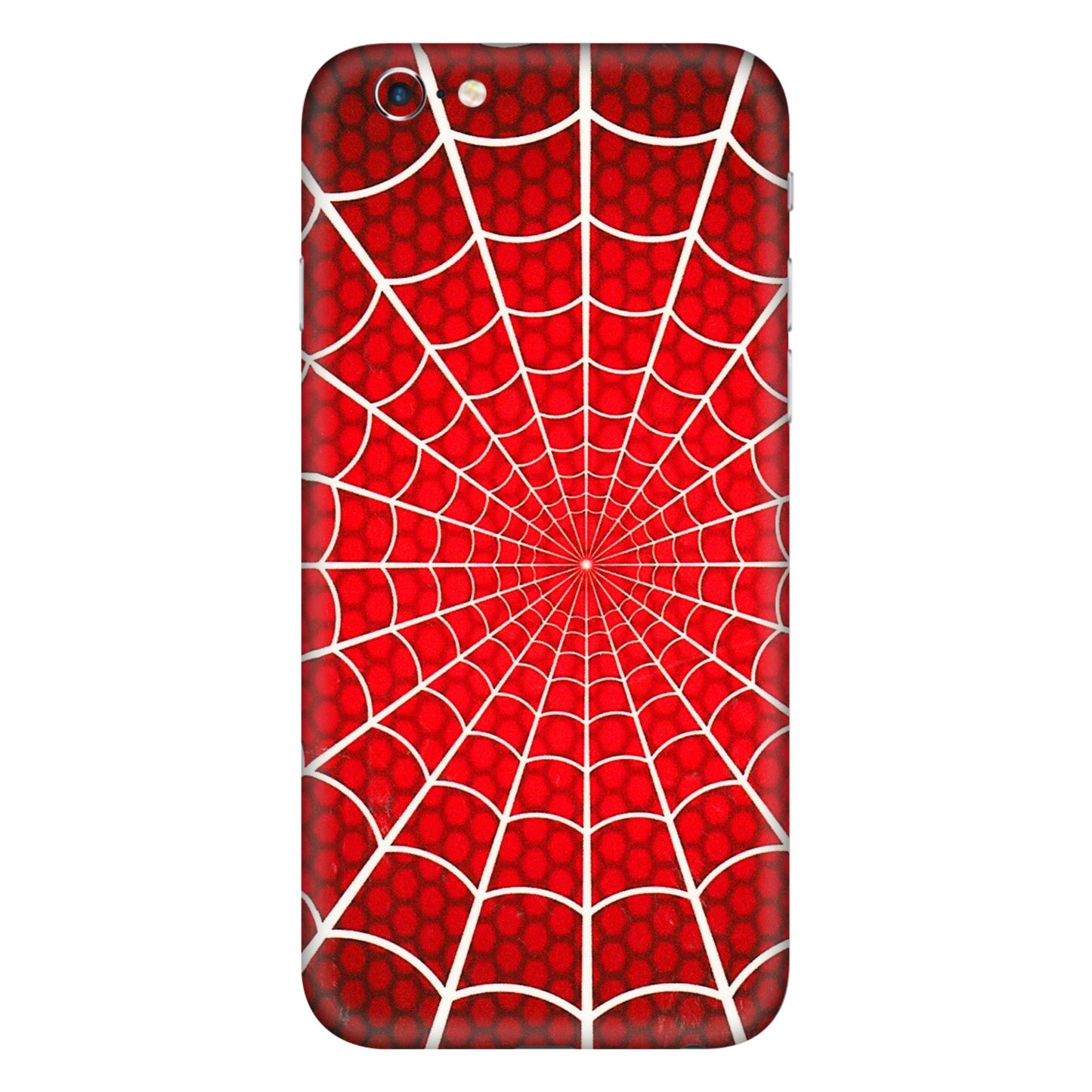 Apple iPhone Skins (All Models) - Classic Spidey Web - 3D Embossed Finish (L-115) iPhone 6 Plus