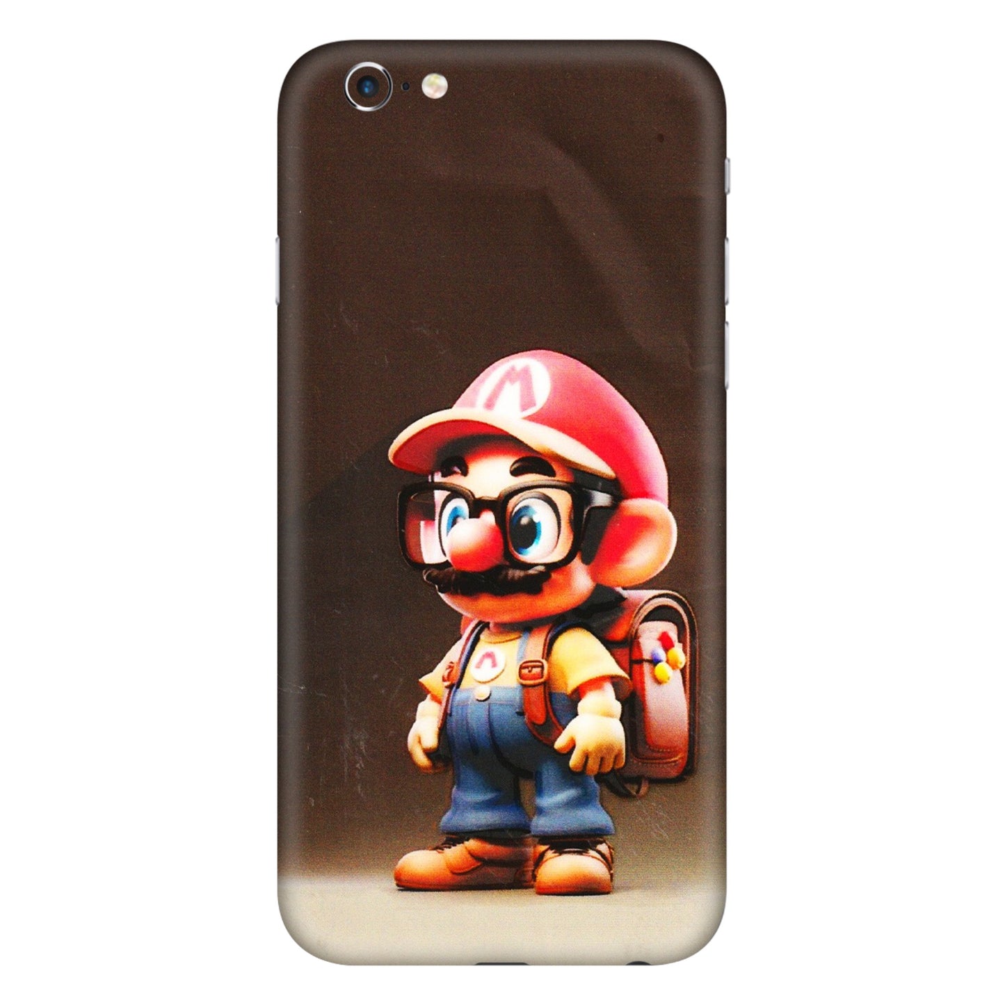 Apple iPhone Skins (All Models) - Little Mario - 3D Embossed Finish (L-119) iPhone 6 Plus