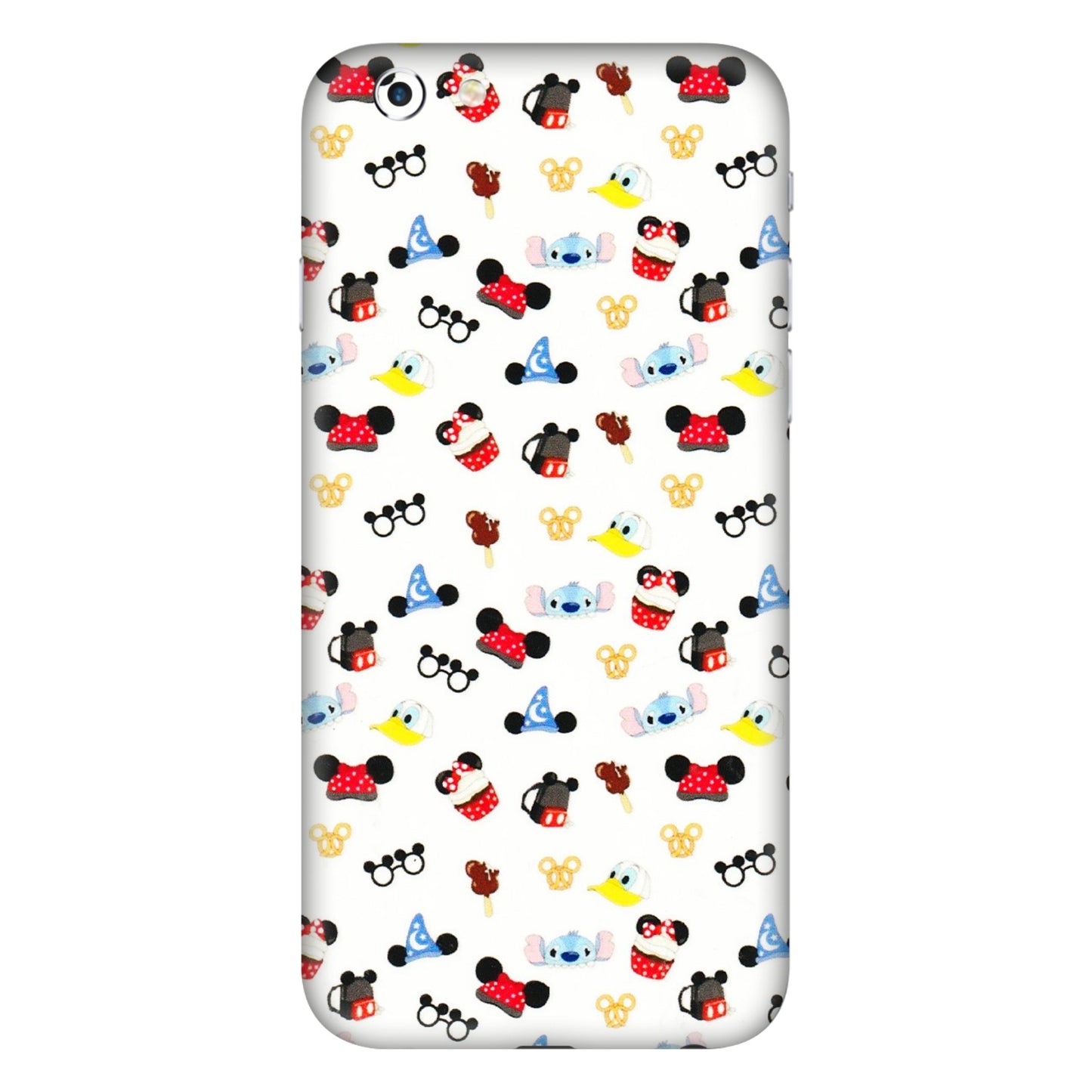 Apple iPhone Skins (All Models) - Minnie Mouse & Donald Doodles s - 3D Embossed Finish (L-194) iPhone 6 Plus