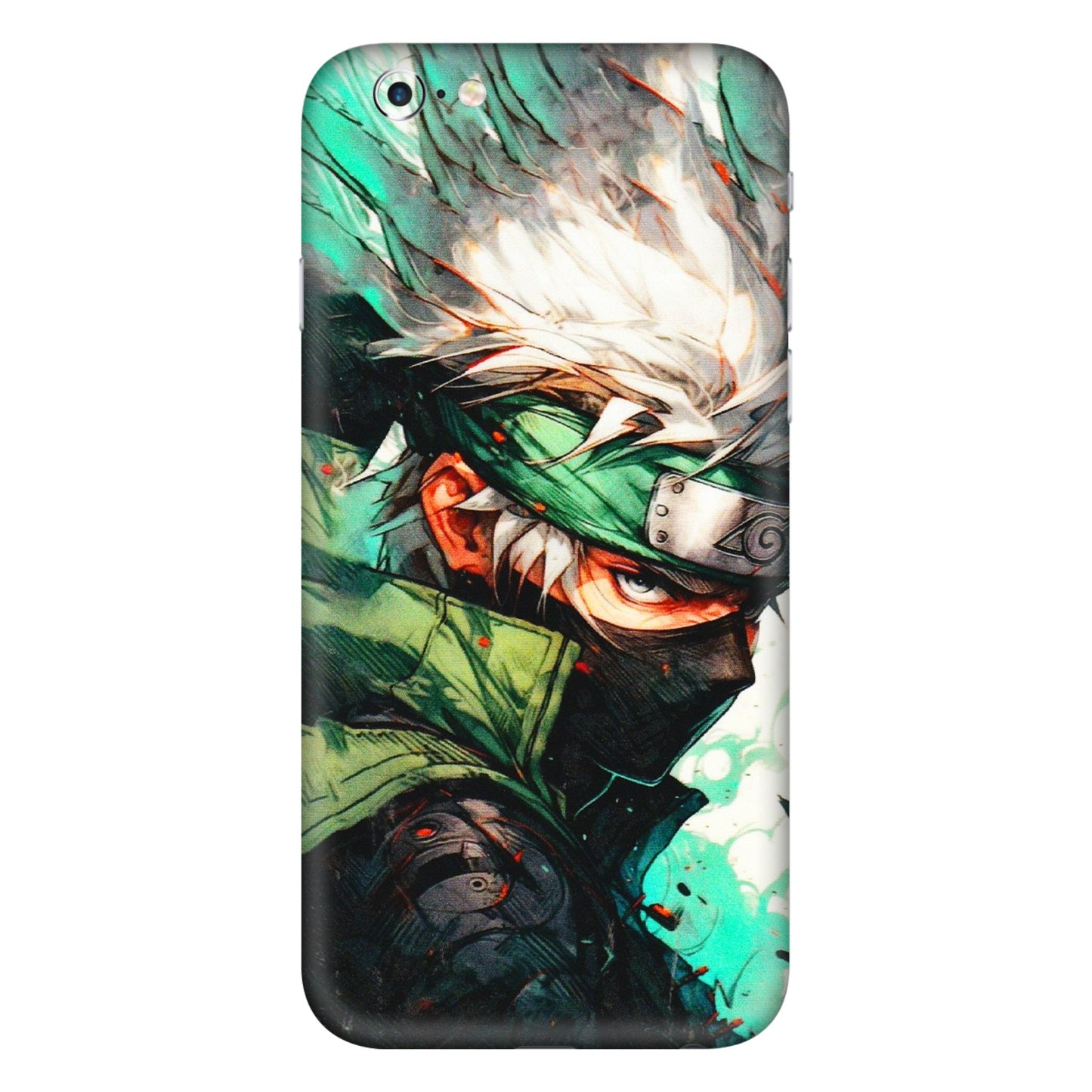 Apple iPhone Skins (All Models) - Kakashi Side Profile - 3D Embossed Finish (L-249) iPhone 6 Plus