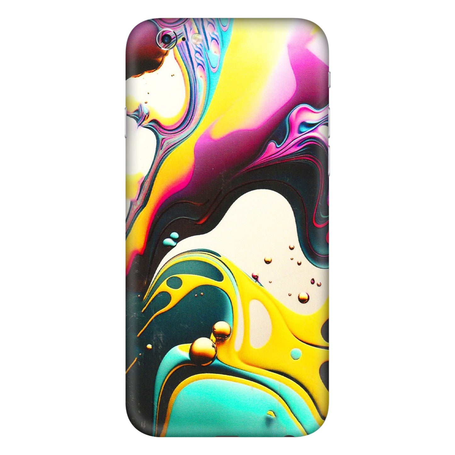 Apple iPhone Skins (All Models) - Multicolor Abstract pattern - 3D Embossed Finish (L-254) iPhone 6 Plus