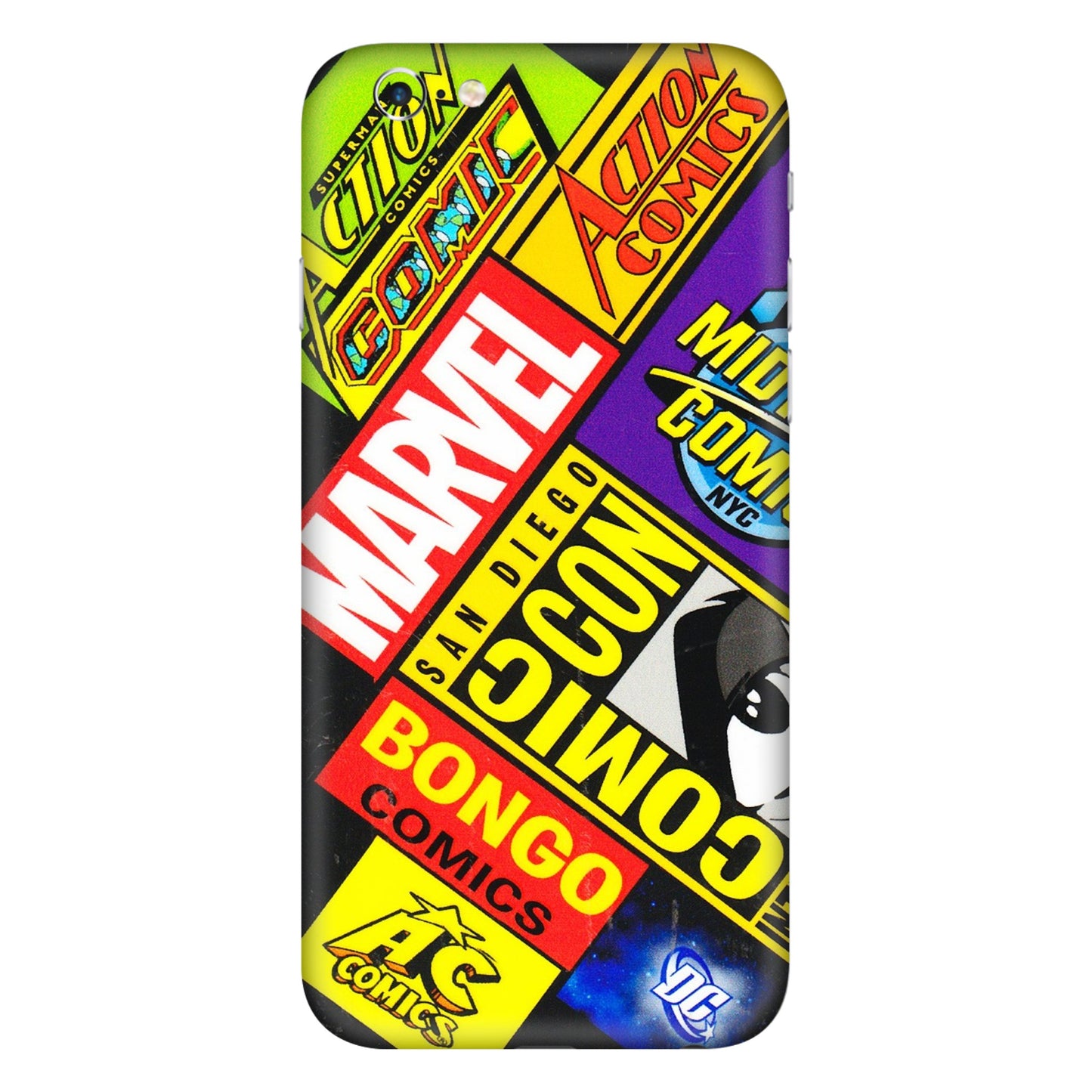 Apple iPhone Skins (All Models) - Bongo Comic Con - 3D Embossed Finish (L-325) iPhone 6 Plus