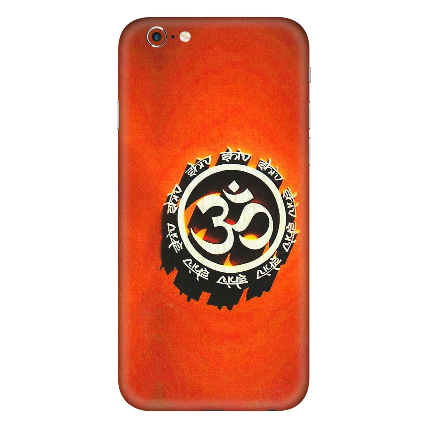 Apple iPhone Skins (All Models) - Aum Shiv Orange - 3D Embossed Finish (L-32) iPhone 6 Plus