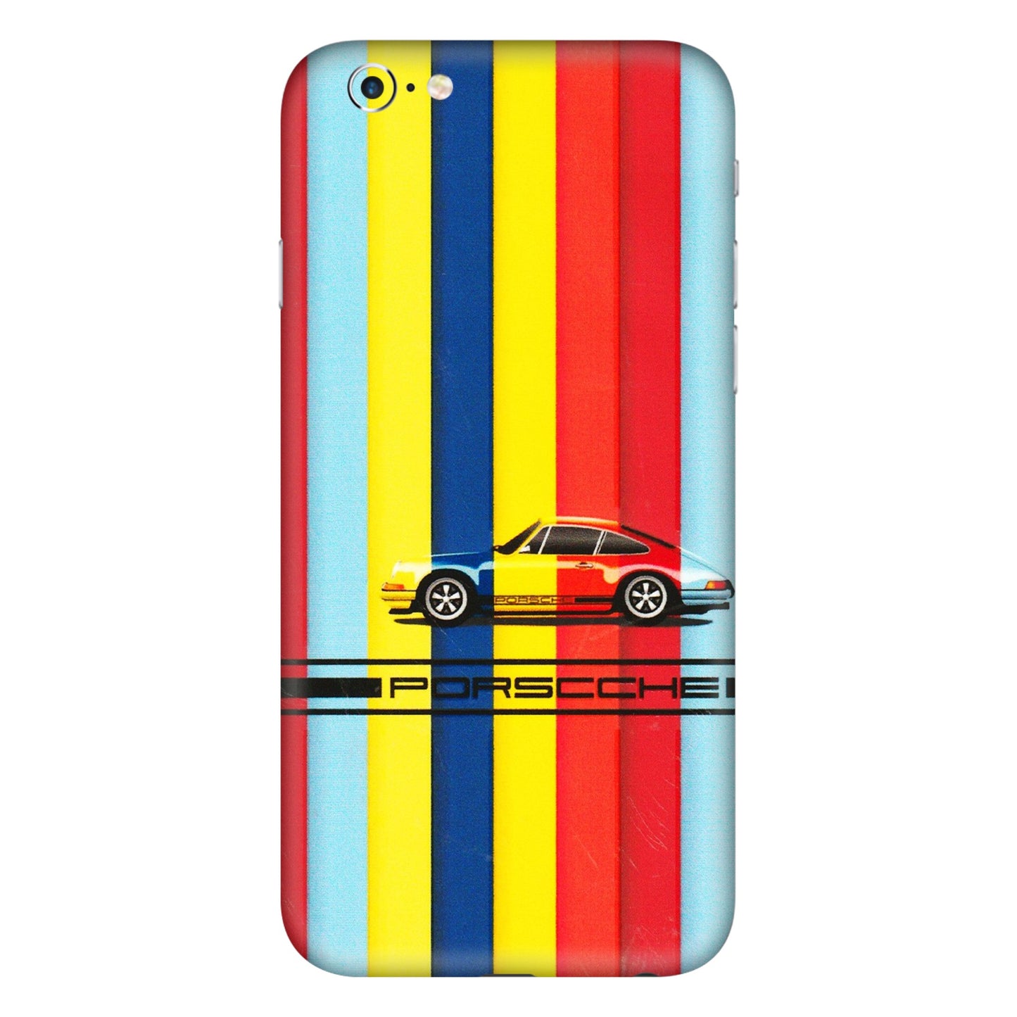 Apple iPhone Skins (All Models) - Multicolour Porche - 3D Embossed Finish (L-39) iPhone 6 Plus