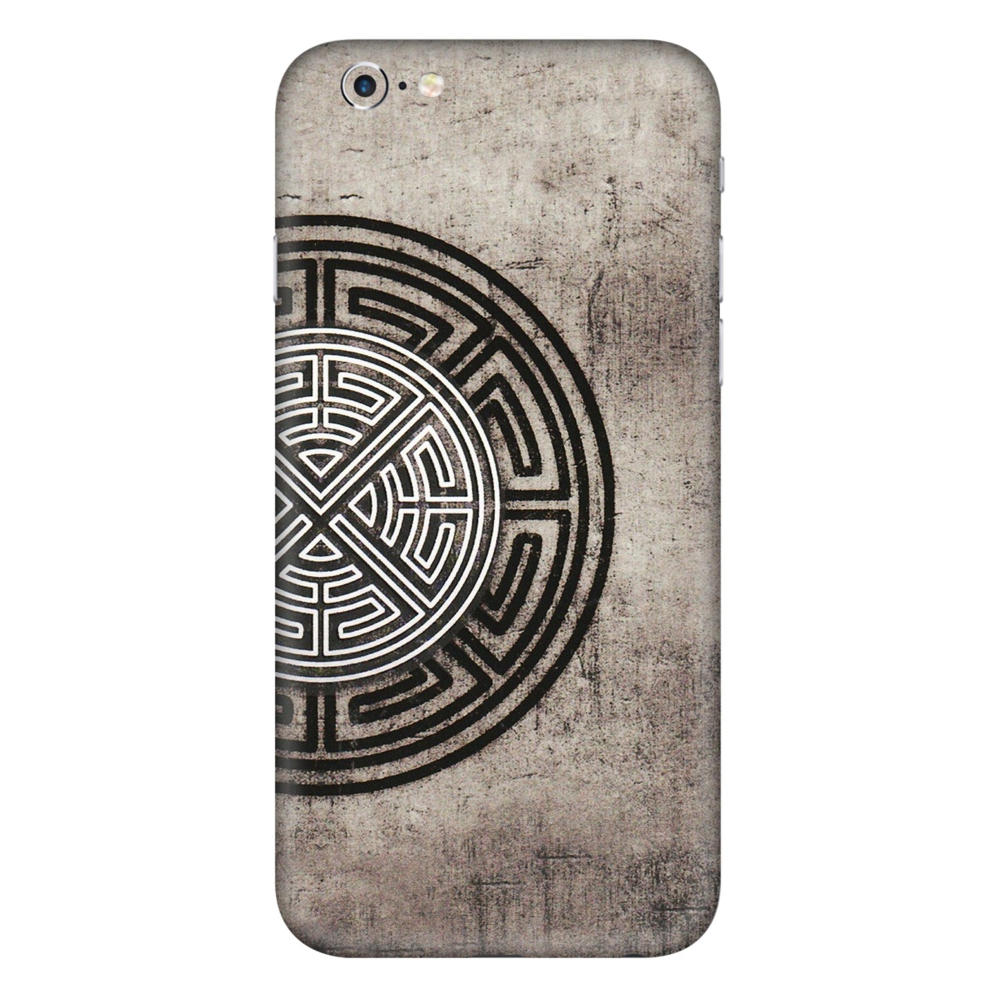 Apple iPhone Skins (All Models) - Mysterious Circular Design - 3D Embossed Finish (L-63) iPhone 6 Plus