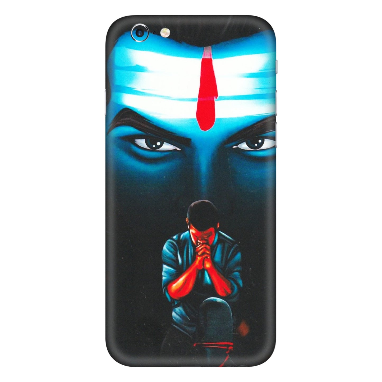 Apple iPhone Skins (All Models) - Mahakal Bhakt - Matte Finish (M-112) iPhone 6 Plus