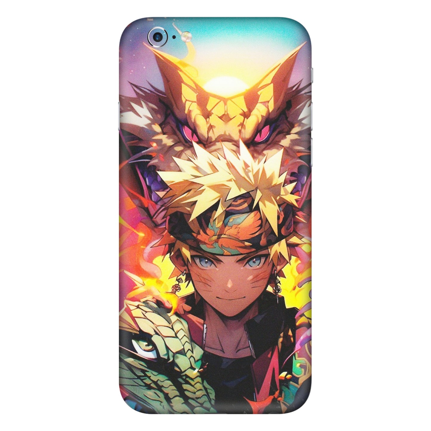 Apple iPhone Skins (All Models) - Angry Naruto Anime - Matte Finish (M-148) iPhone 6 Plus