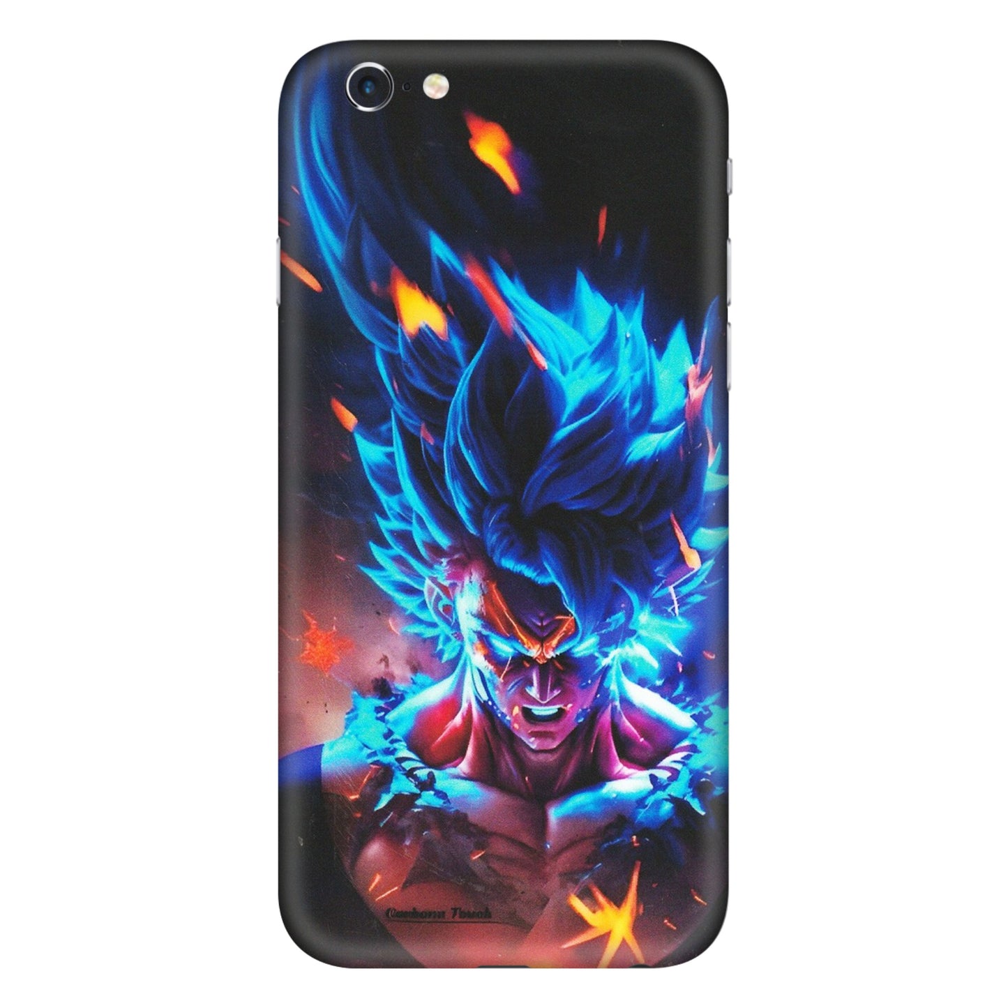 Apple iPhone Skins (All Models) - Angry Goku Dragon Ball Anime - Matte Finish (M-150) iPhone 6 Plus